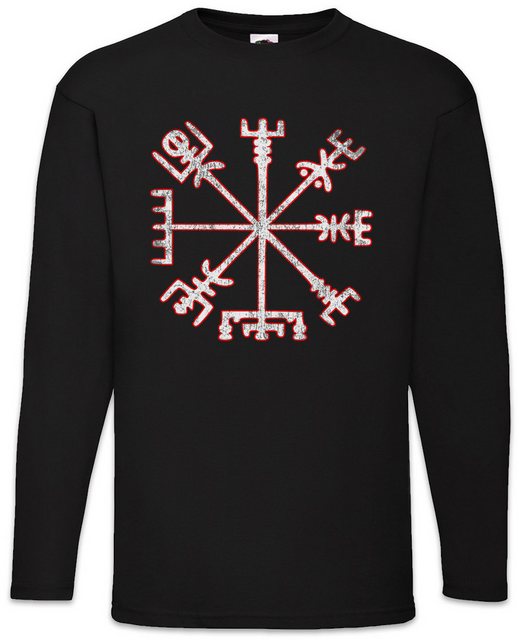 Urban Backwoods Langarmshirt Vegvisir Viking Compass Langarm T-Shirt Wegwei günstig online kaufen