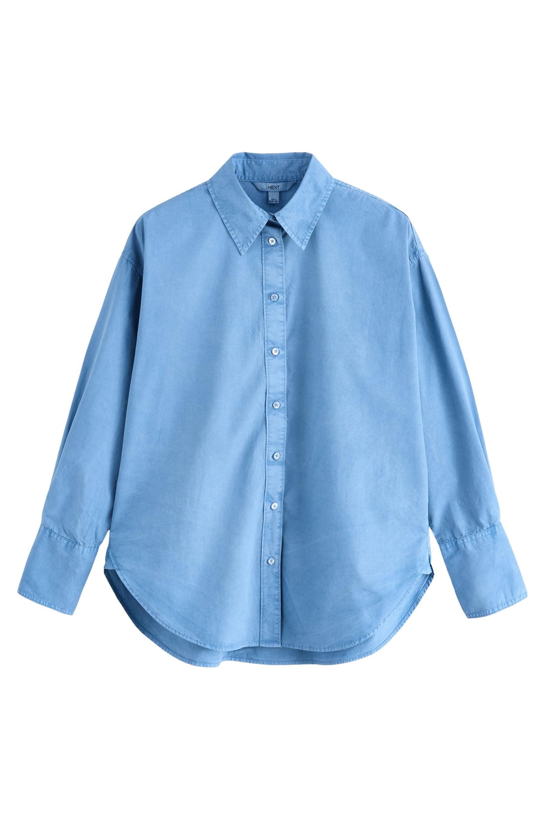 Next Langarmhemd Gewaschenes übergroße Bluse aus günstig online kaufen