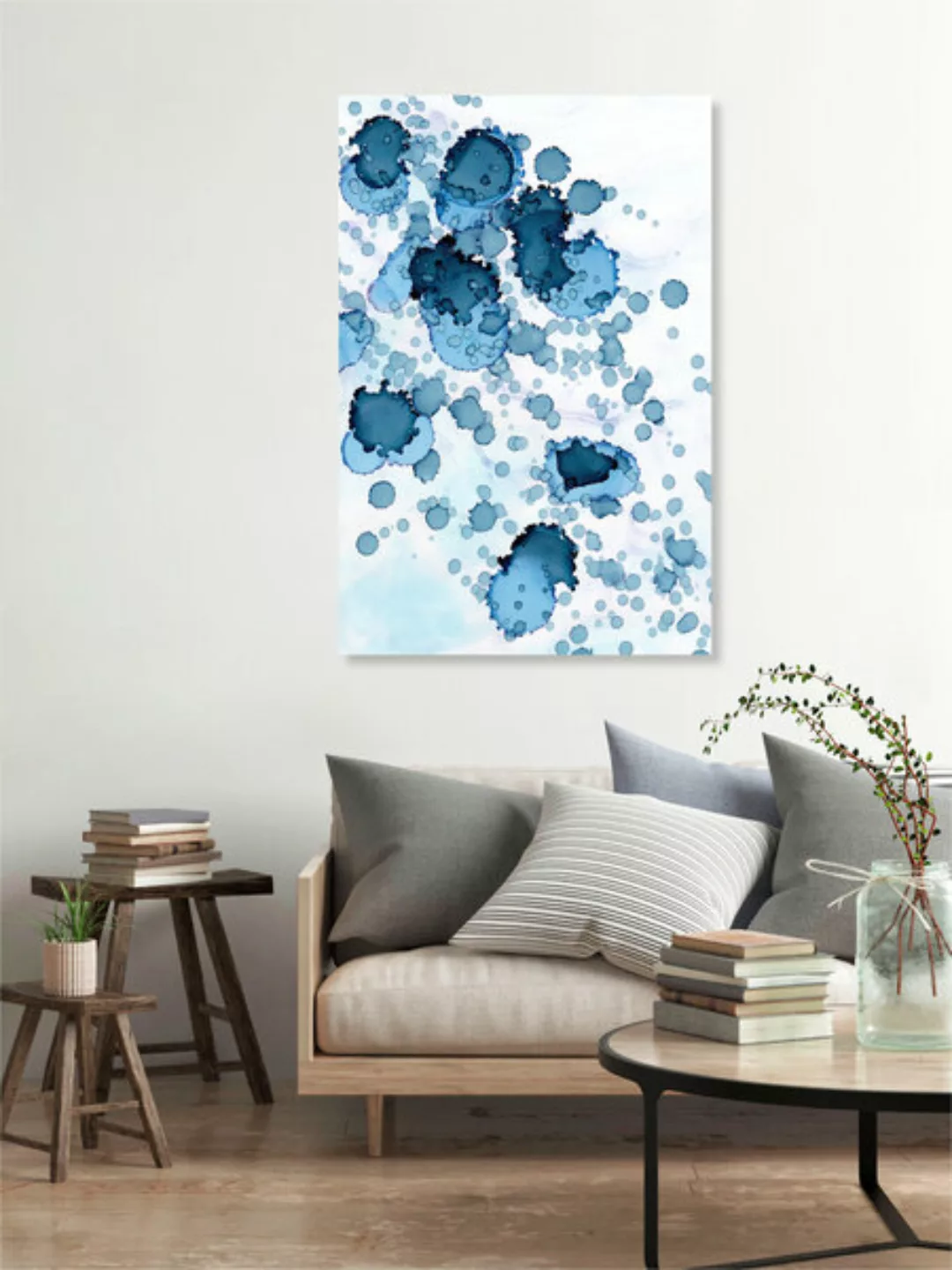 Poster / Leinwandbild - Underwater Dreams | Ink Splashes günstig online kaufen