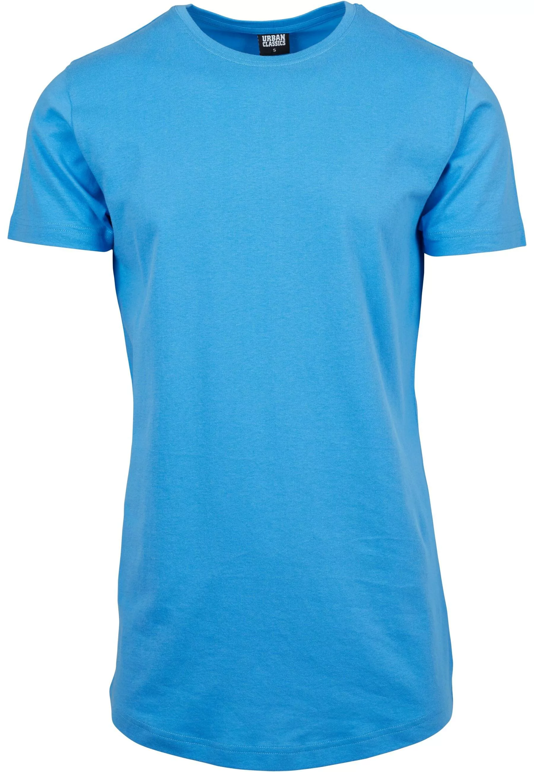 URBAN CLASSICS Kurzarmshirt "Urban Classics Herren Shaped Long Tee" günstig online kaufen