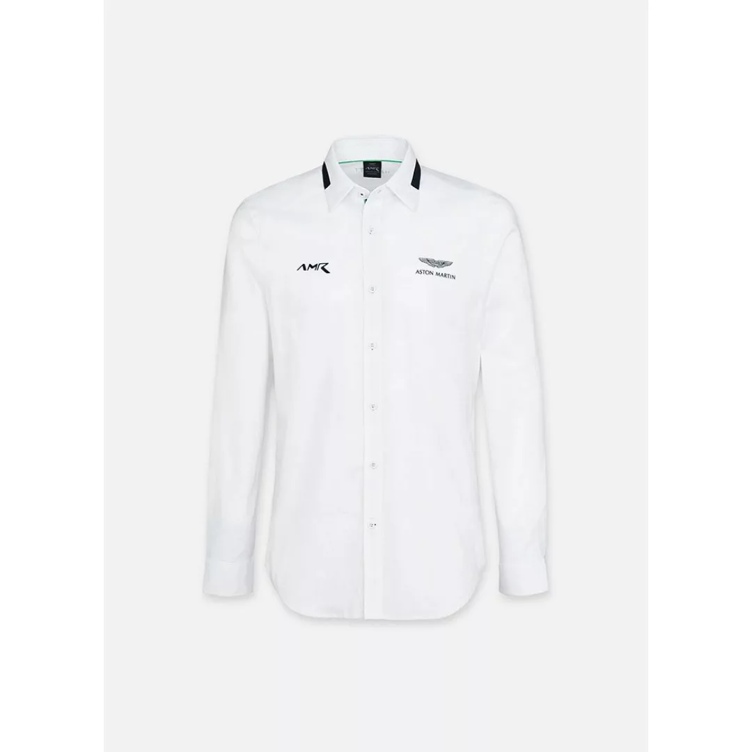 Hackett Amr Selvedge Langarm Hemd M White günstig online kaufen