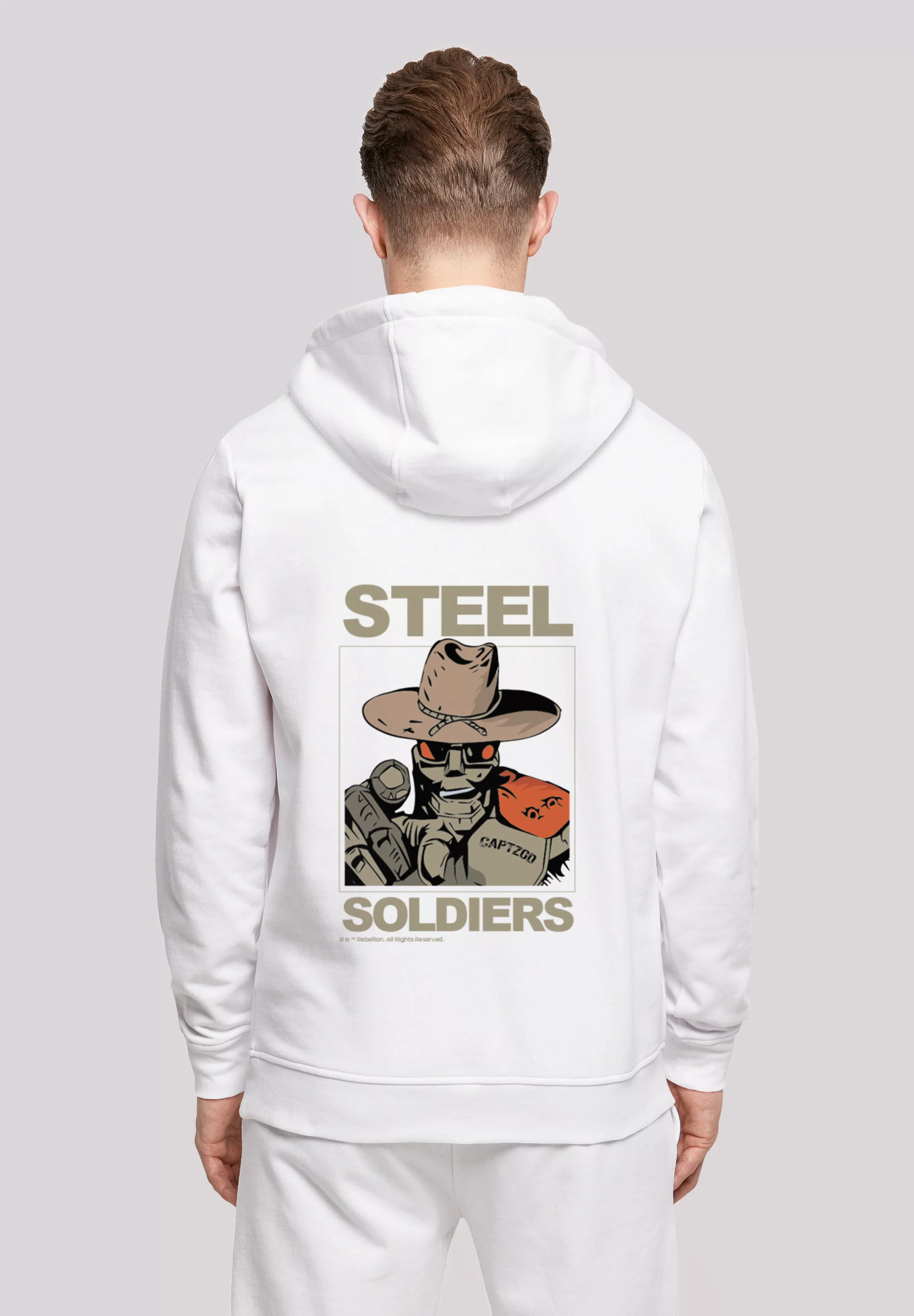 F4NT4STIC Kapuzenpullover "Retro Gaming Steel Soldiers", Print günstig online kaufen