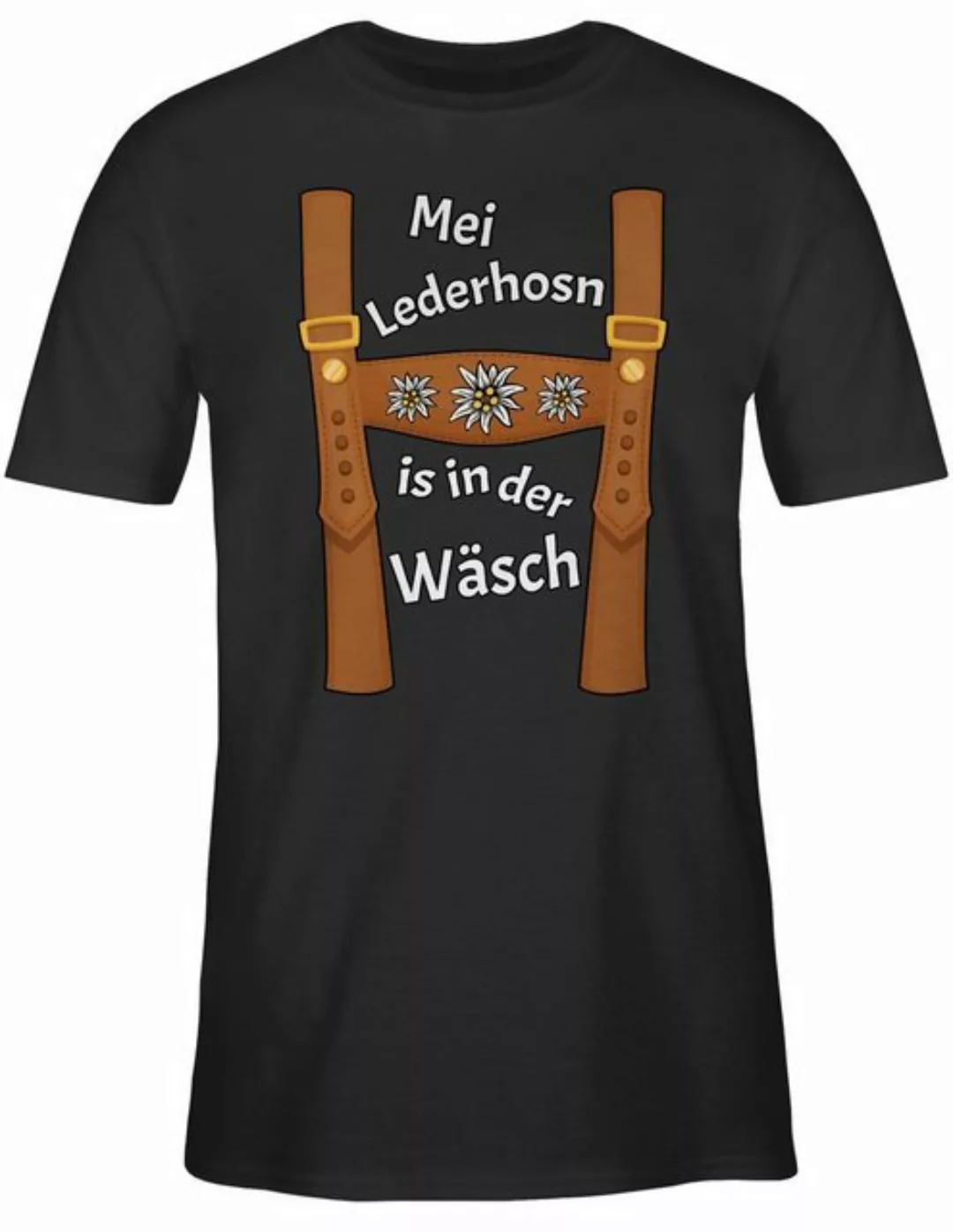 Shirtracer T-Shirt Meine Lederhose ist in der Wäsche - Mei Lederhosn is in günstig online kaufen