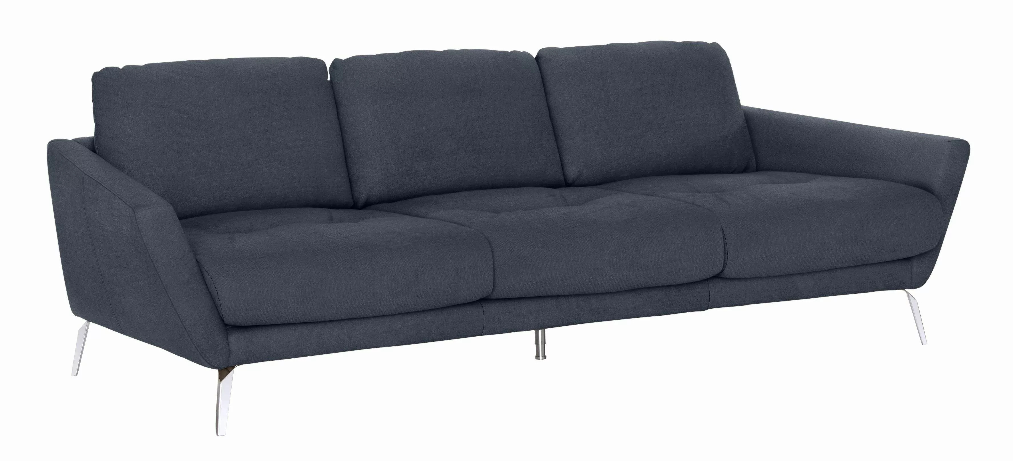 W.SCHILLIG Big-Sofa softy, mit dekorativer Heftung im Sitz, Füße Chrom glän günstig online kaufen