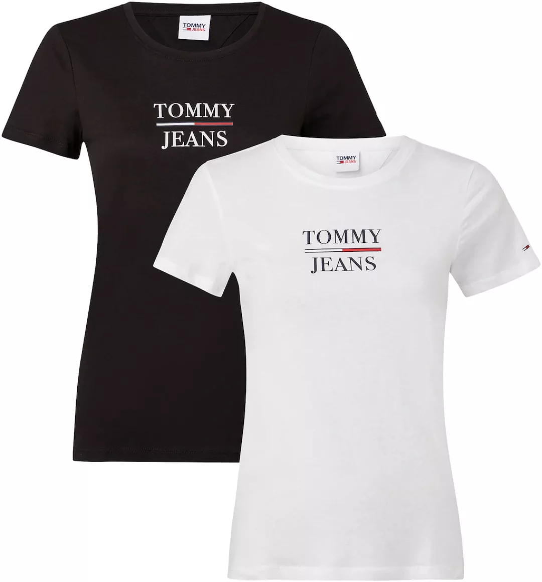 Tommy Jeans T-Shirt "TJW 2PACK Skinny ESS TOMMY T SS", (Packung, 2er-Pack) günstig online kaufen