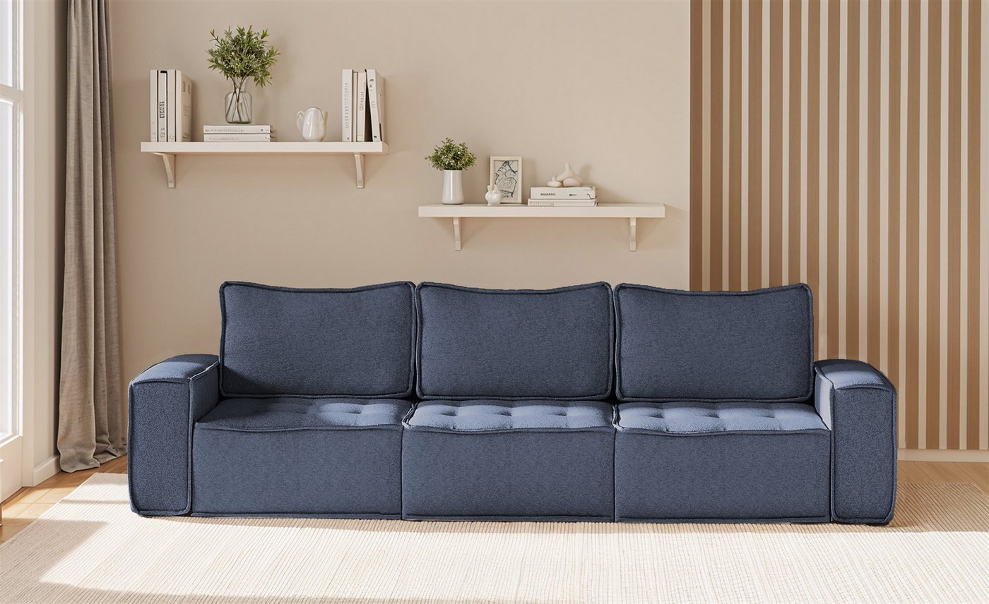 Fun Möbel Sofa Modulsofa 3-teilig SANDE 3-Sitzer in Stoff, Alle Module zu S günstig online kaufen