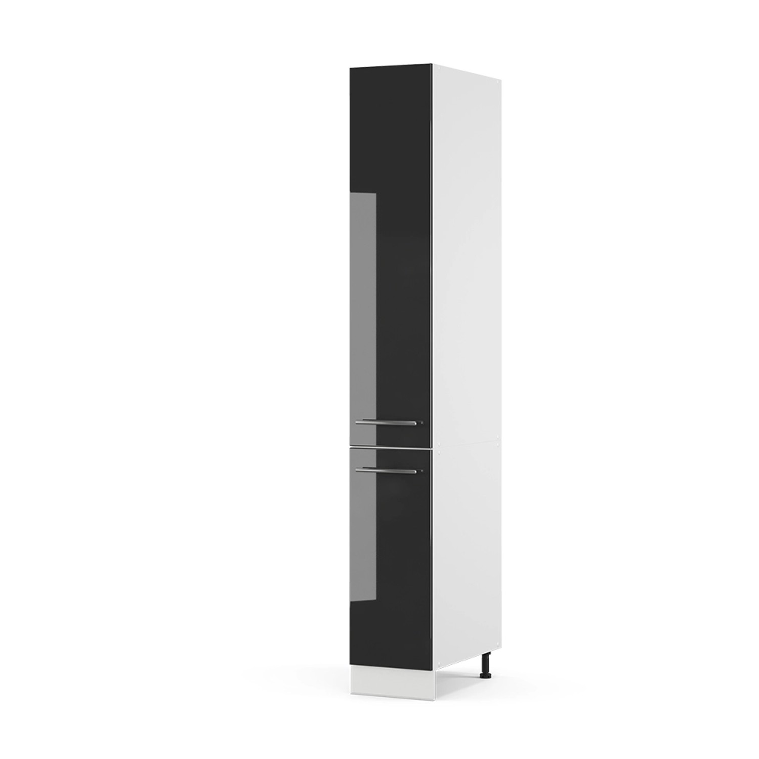 Vicco Hochschrank Fame-Line, Anthrazit Hochglanz/Weiß, 30 günstig online kaufen