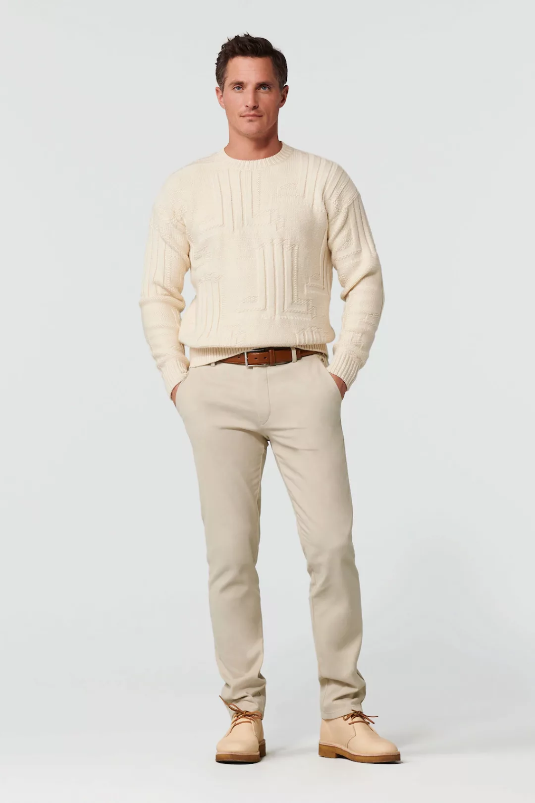 MEYER Chinos "Bonn", Super-Stretch Winter Twill günstig online kaufen