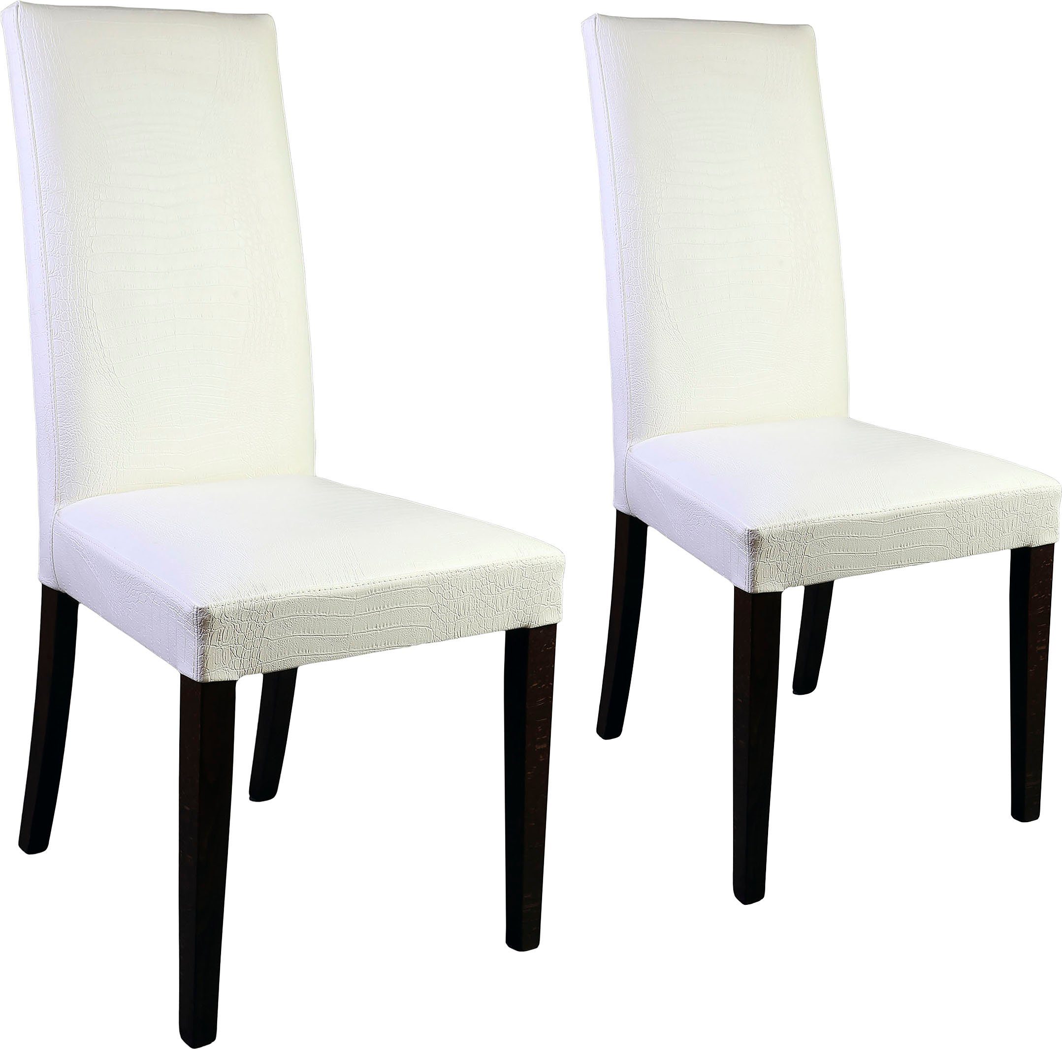 Home affaire Polsterstuhl "Java", (Set), 2 St., Kunstleder, Kunstlederbezug günstig online kaufen
