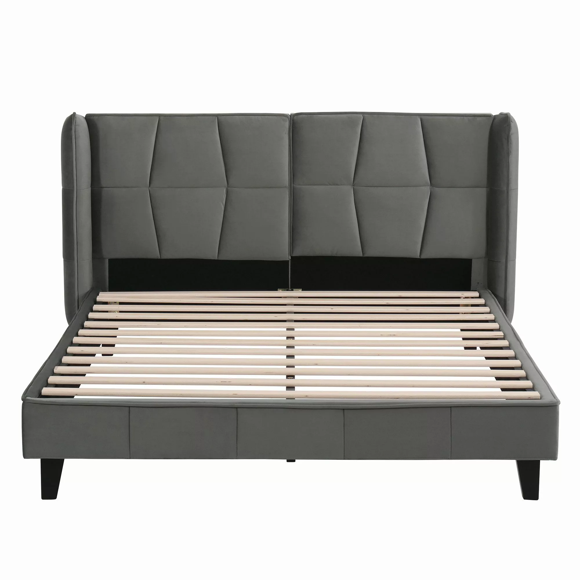 KLAM HOME Polsterbett Bettgestell Doppelbett mit günstig online kaufen