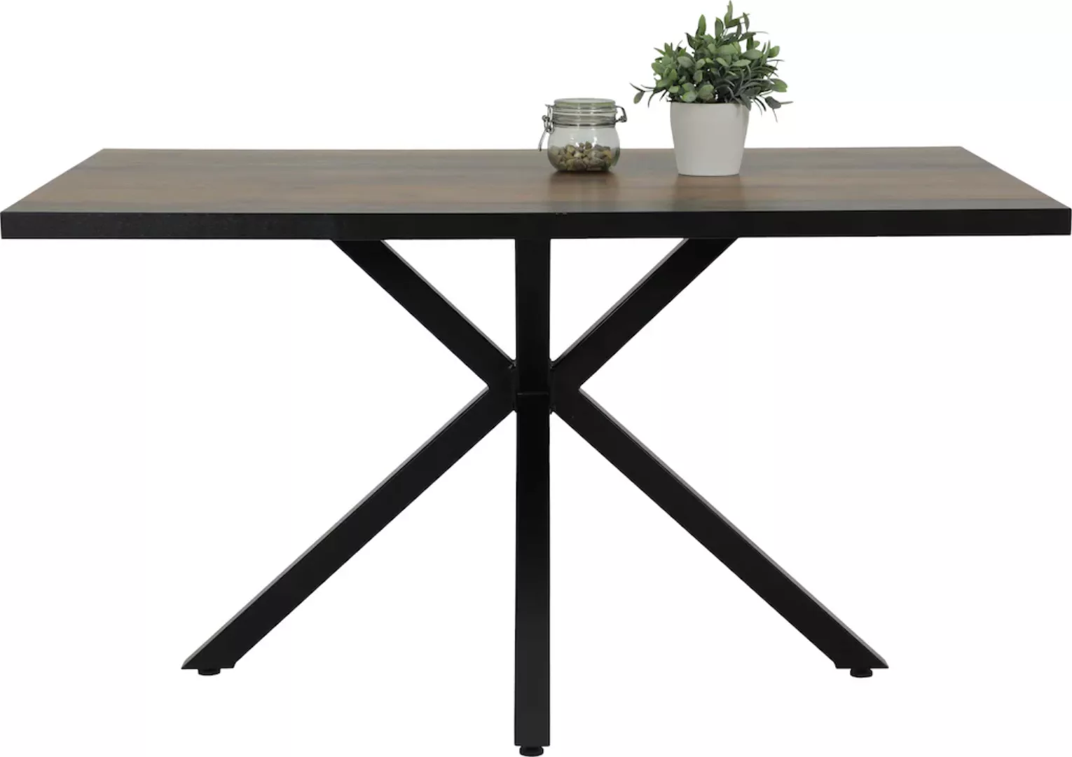 HELA Essgruppe »SPREE«, (4 tlg.), Esstisch 140x90 cm mit Dickkante, Microfa günstig online kaufen