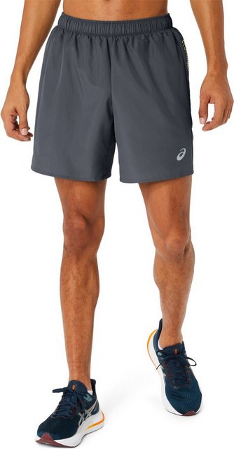 Asics Laufhose ICON SHORT CARRIER GREY/SAFETY YELLOW günstig online kaufen