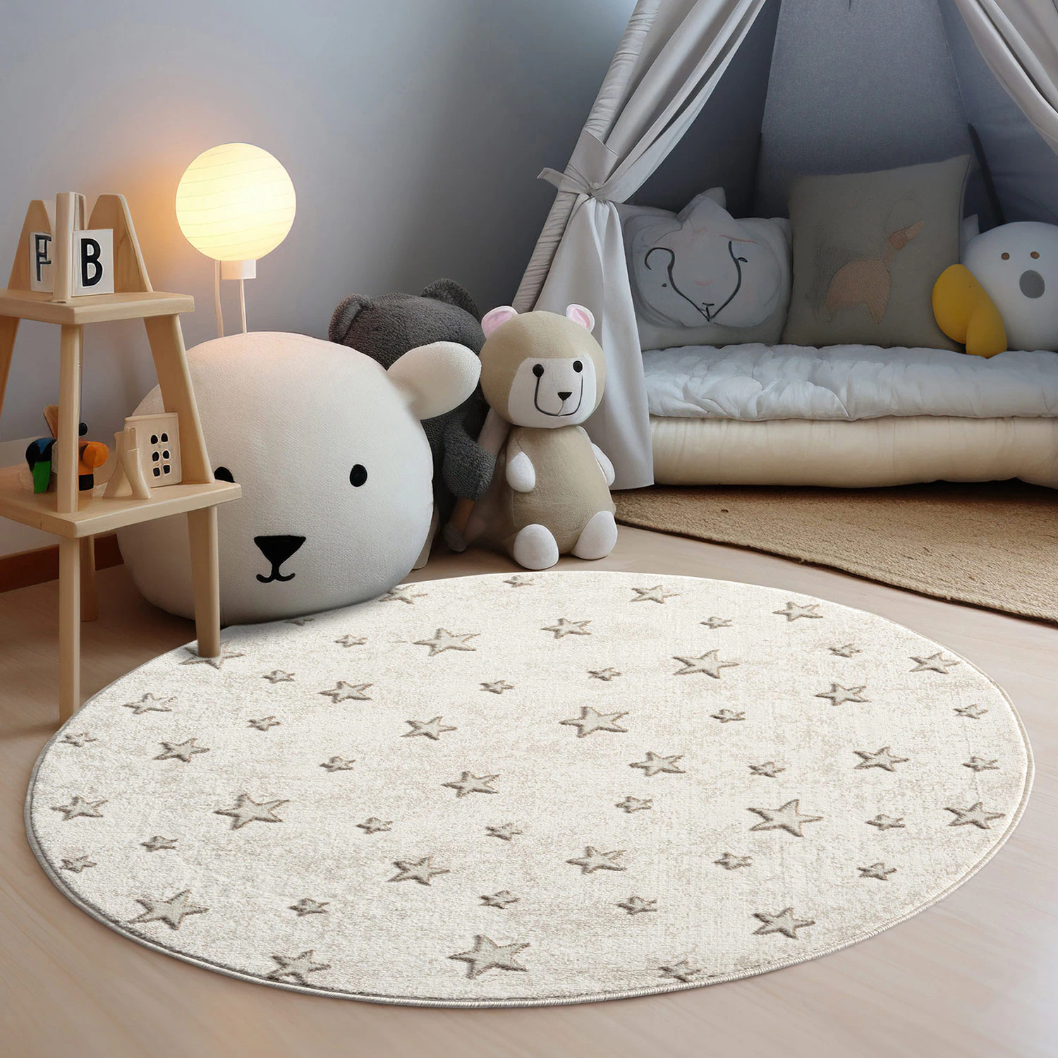 Carpet City Kinderteppich »MARA725«, rund, 11 mm Höhe, Kinderzimmer Teppich günstig online kaufen