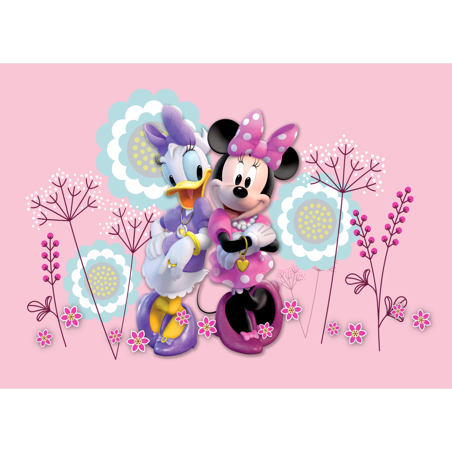 Disney Poster Minnie Maus & Daisy Duck Rosa 160 x 110 cm 600670 günstig online kaufen