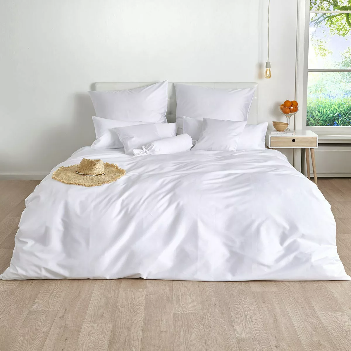 Traumschlaf Uni Mako-Satin Bettwäsche, Bettbezüge und Kissenbezüge einzeln günstig online kaufen