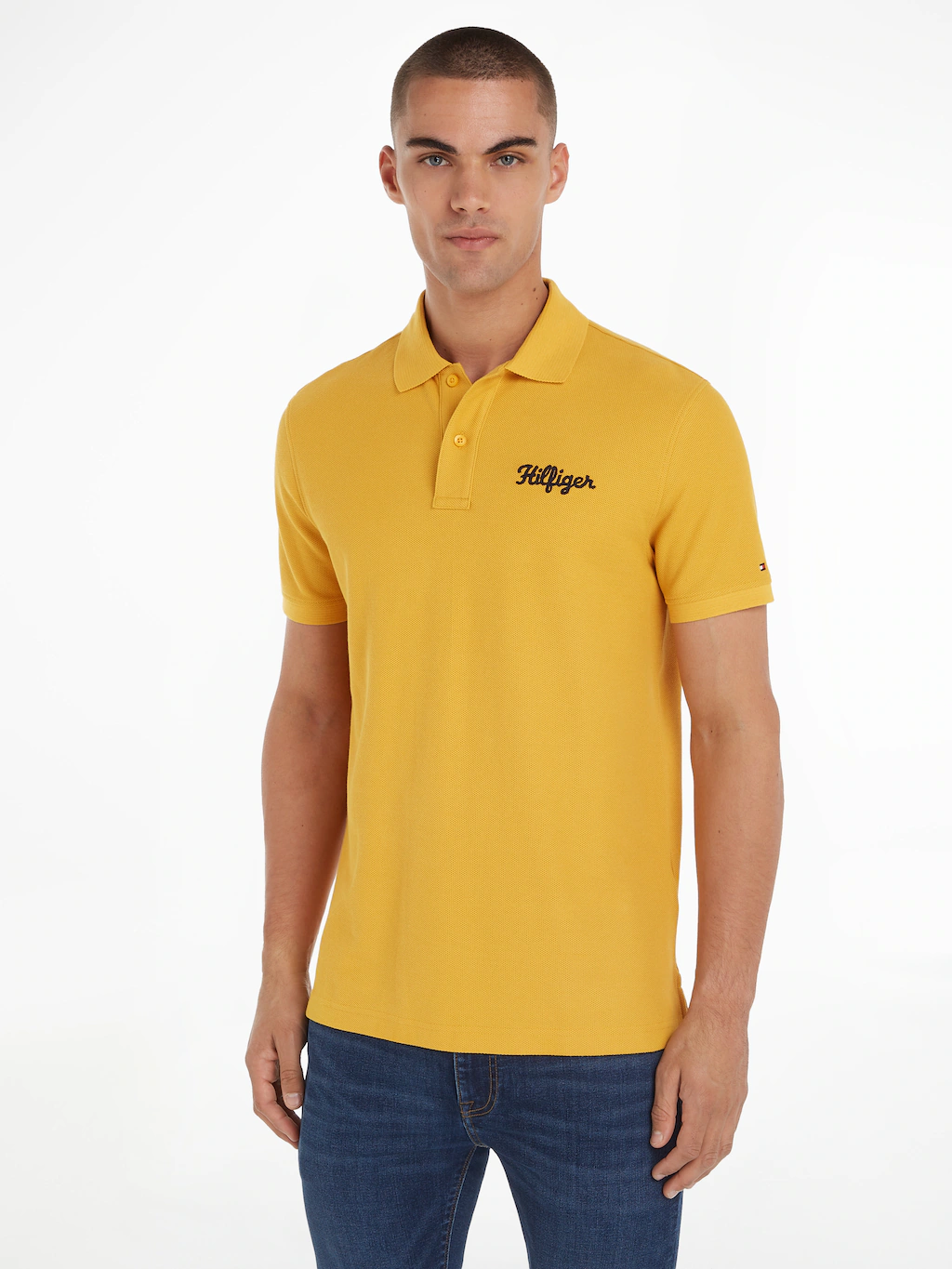 Tommy Hilfiger Poloshirt HILFIGER CHAINSTITCH REG POLO günstig online kaufen