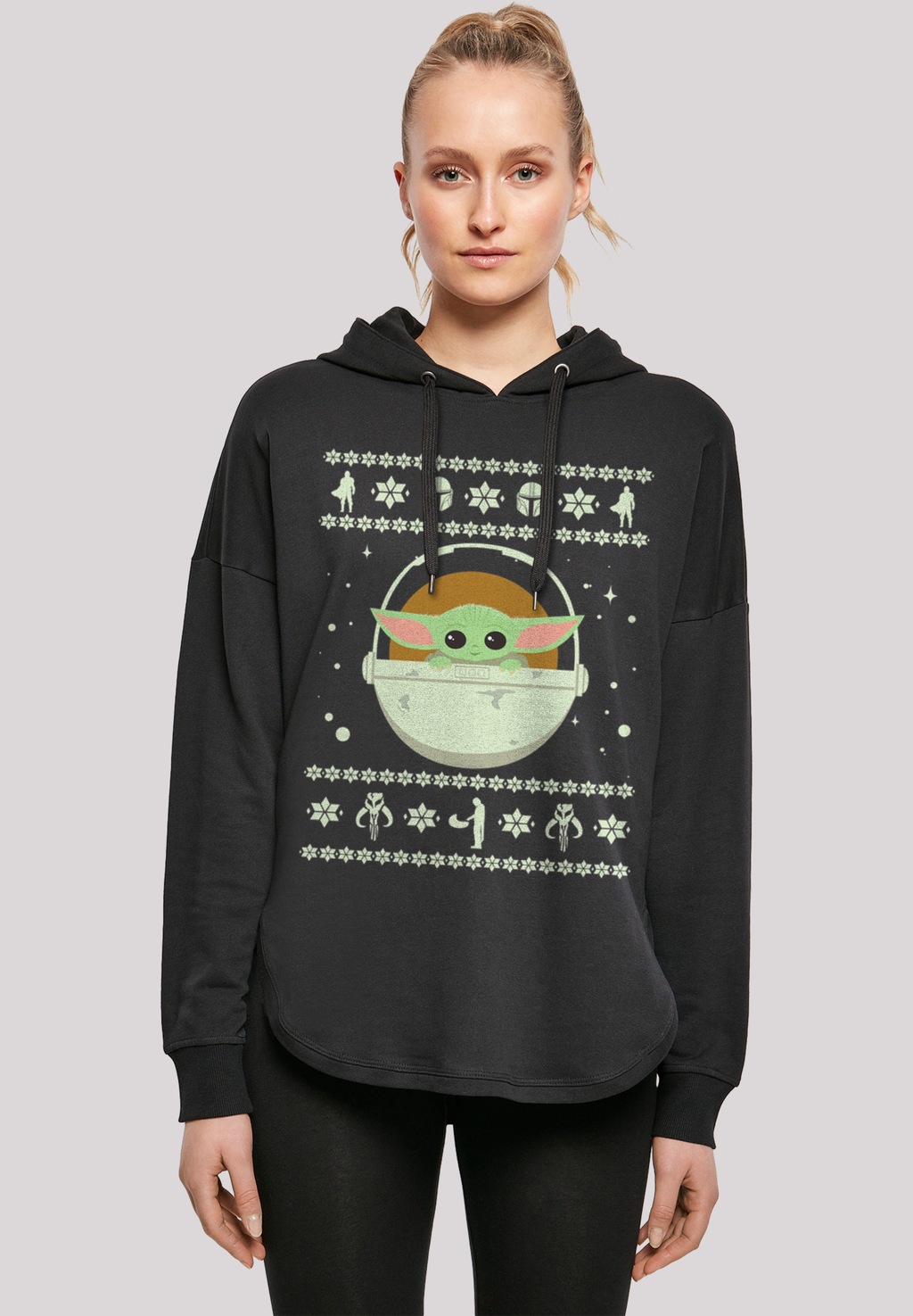 F4NT4STIC Kapuzenpullover "Star Wars The Mundalorian Christmas", Print günstig online kaufen