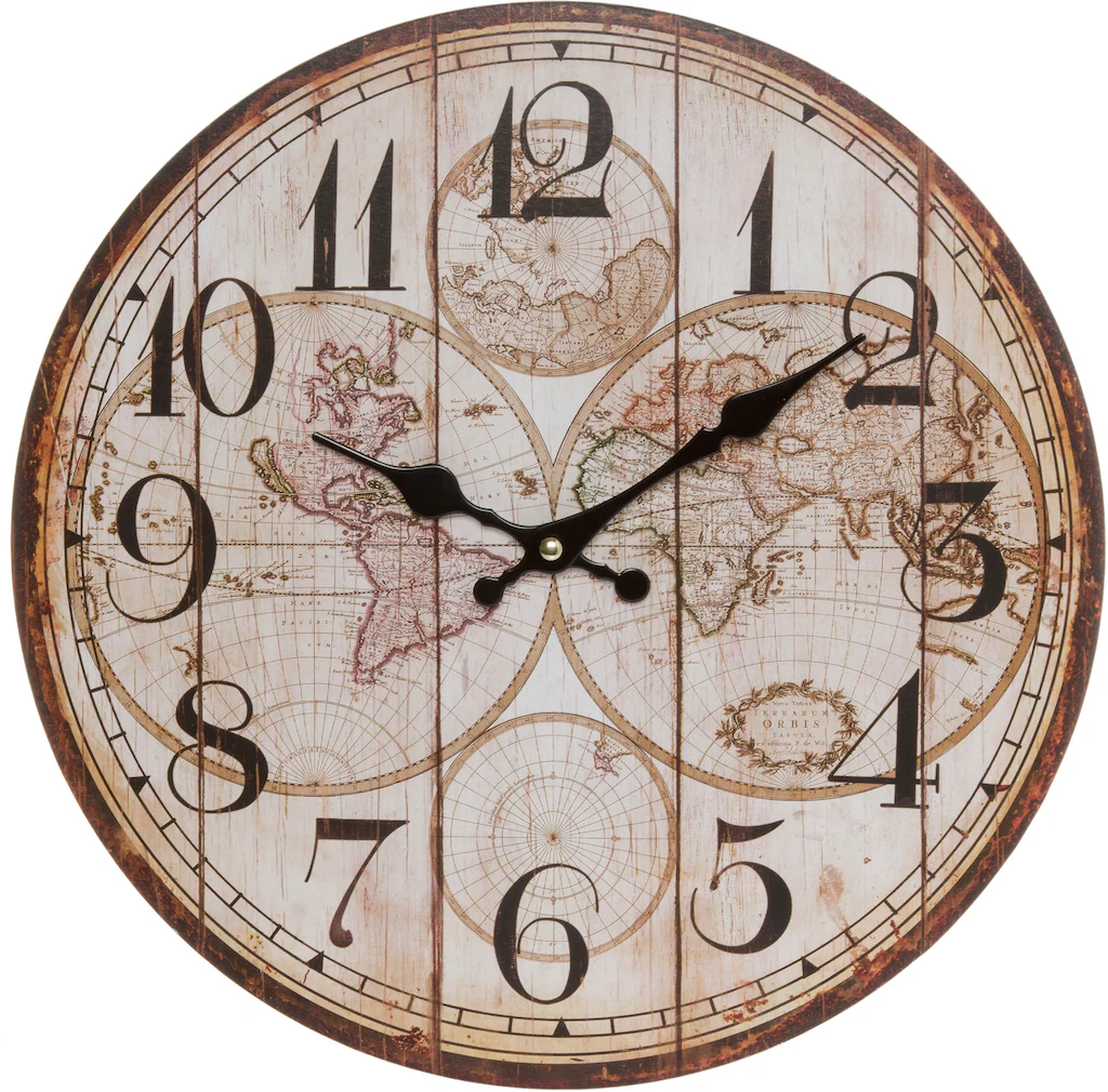 Myflair Möbel & Accessoires Wanduhr ""Welf"", weiß, rund, dekorativ in Küch günstig online kaufen