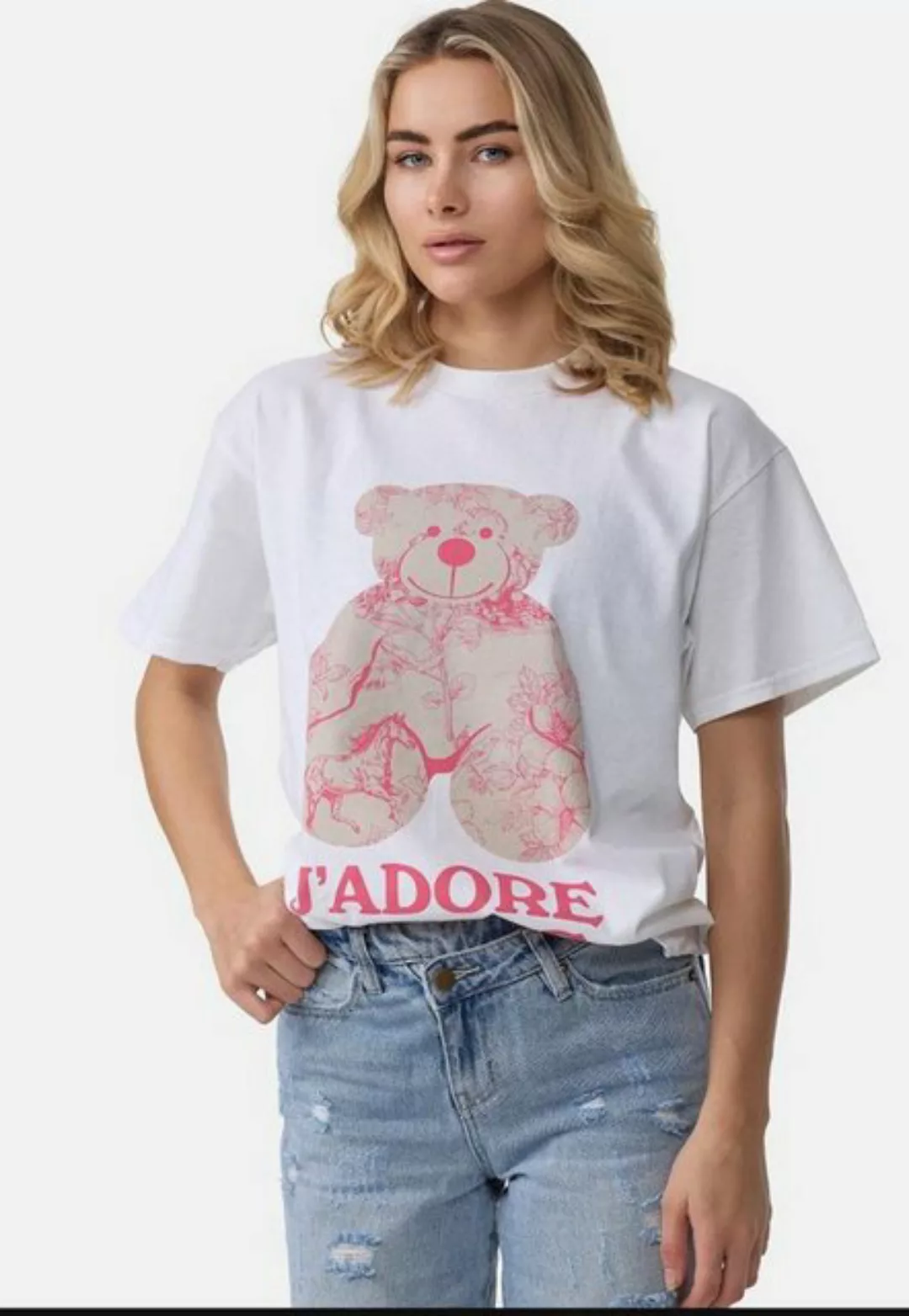 Worldclassca T-Shirt Worldclassca T-Shirt Teddy Paris Tee Sommer Oberteil günstig online kaufen
