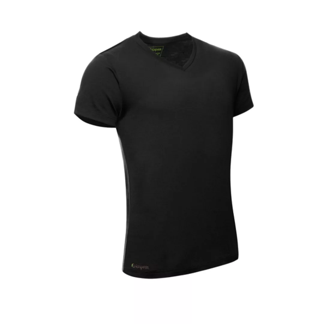 Merino Shirt Herren Kurzarm Regular V-neck 200 günstig online kaufen