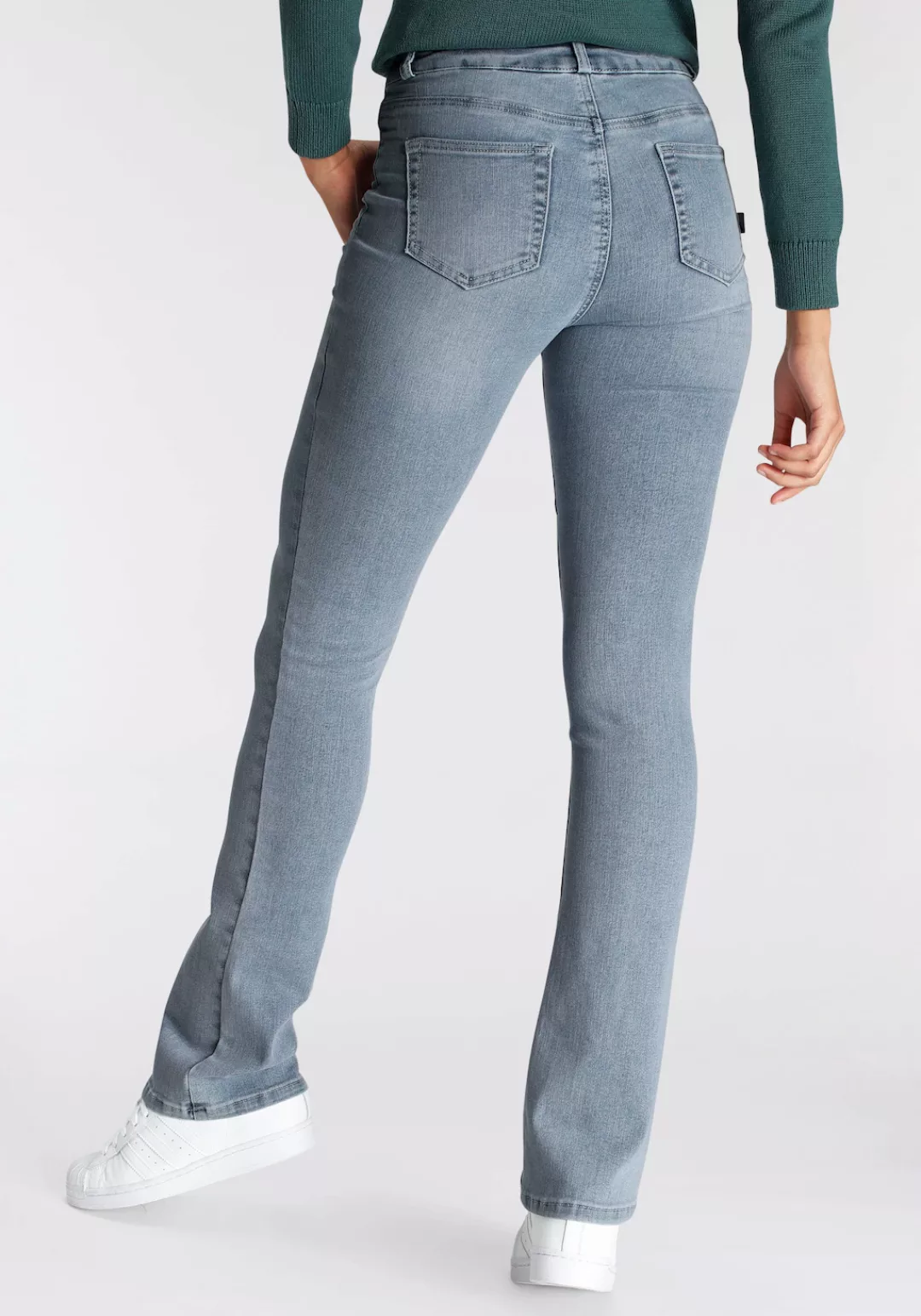 Arizona Bootcut-Jeans "Ultra Soft", elastische Passform, ausgestellte Beinf günstig online kaufen