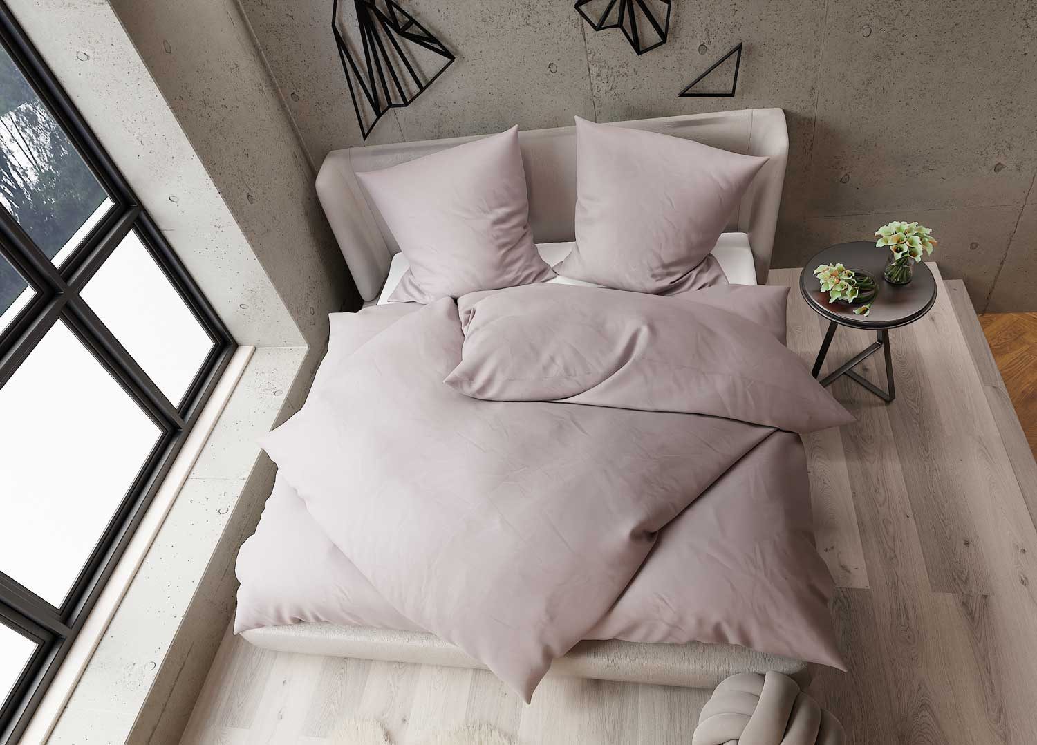 BETTWAESCHE-MIT-STIL Bettwäsche TENCEL™ Lyocell Bettwäsche uni günstig online kaufen