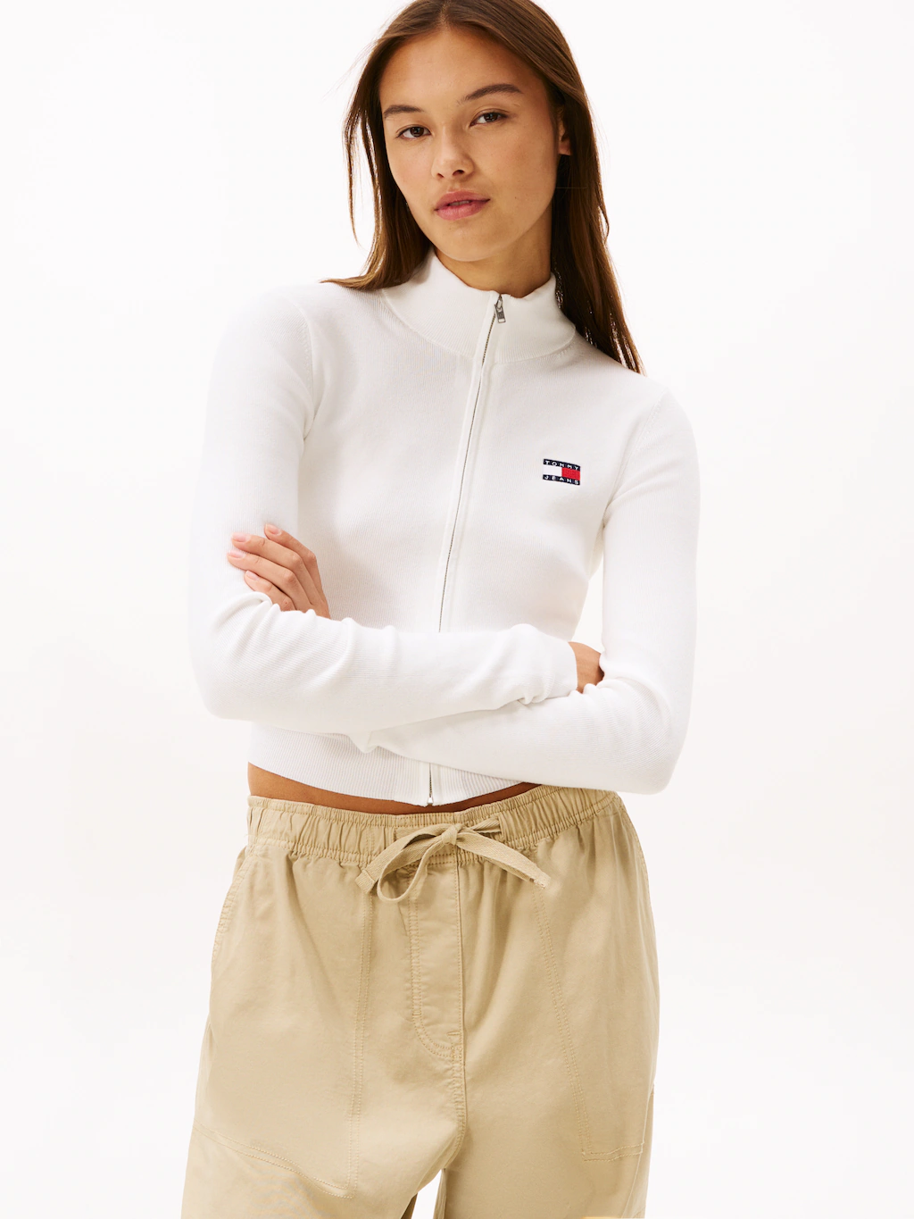 Tommy Jeans Strickjacke TJW ZIP HIGH günstig online kaufen