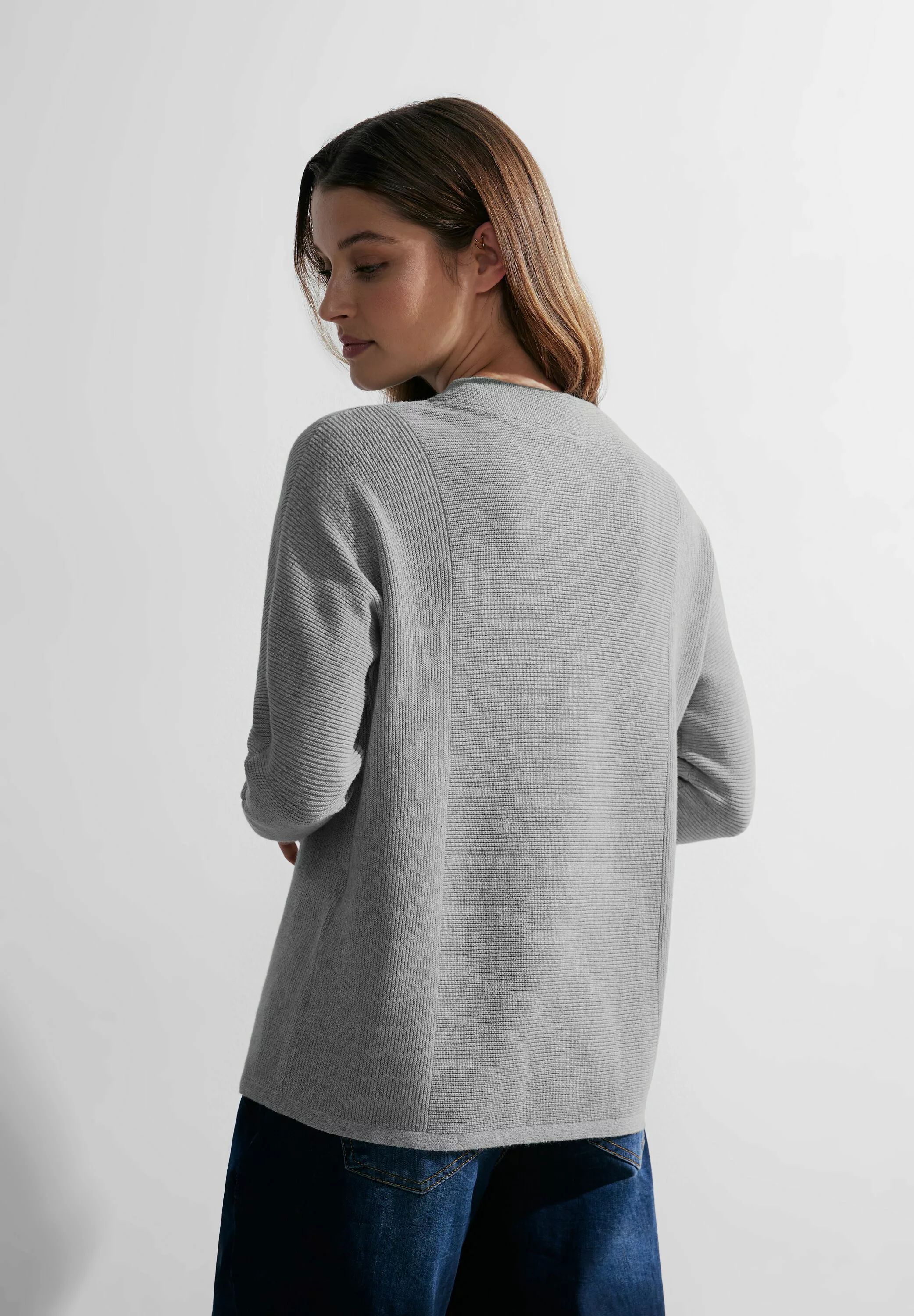 Cecil Strickpullover Structure Mix Dolman mit Strukturmix günstig online kaufen