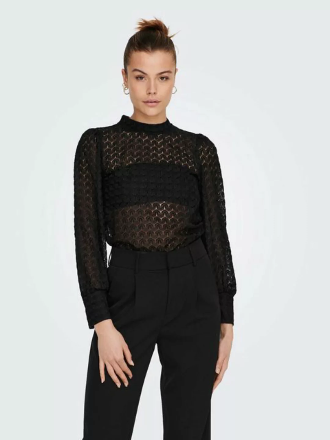 JDY Langarmshirt JDYAVERY L/S LACE TOP JRS NOOS günstig online kaufen