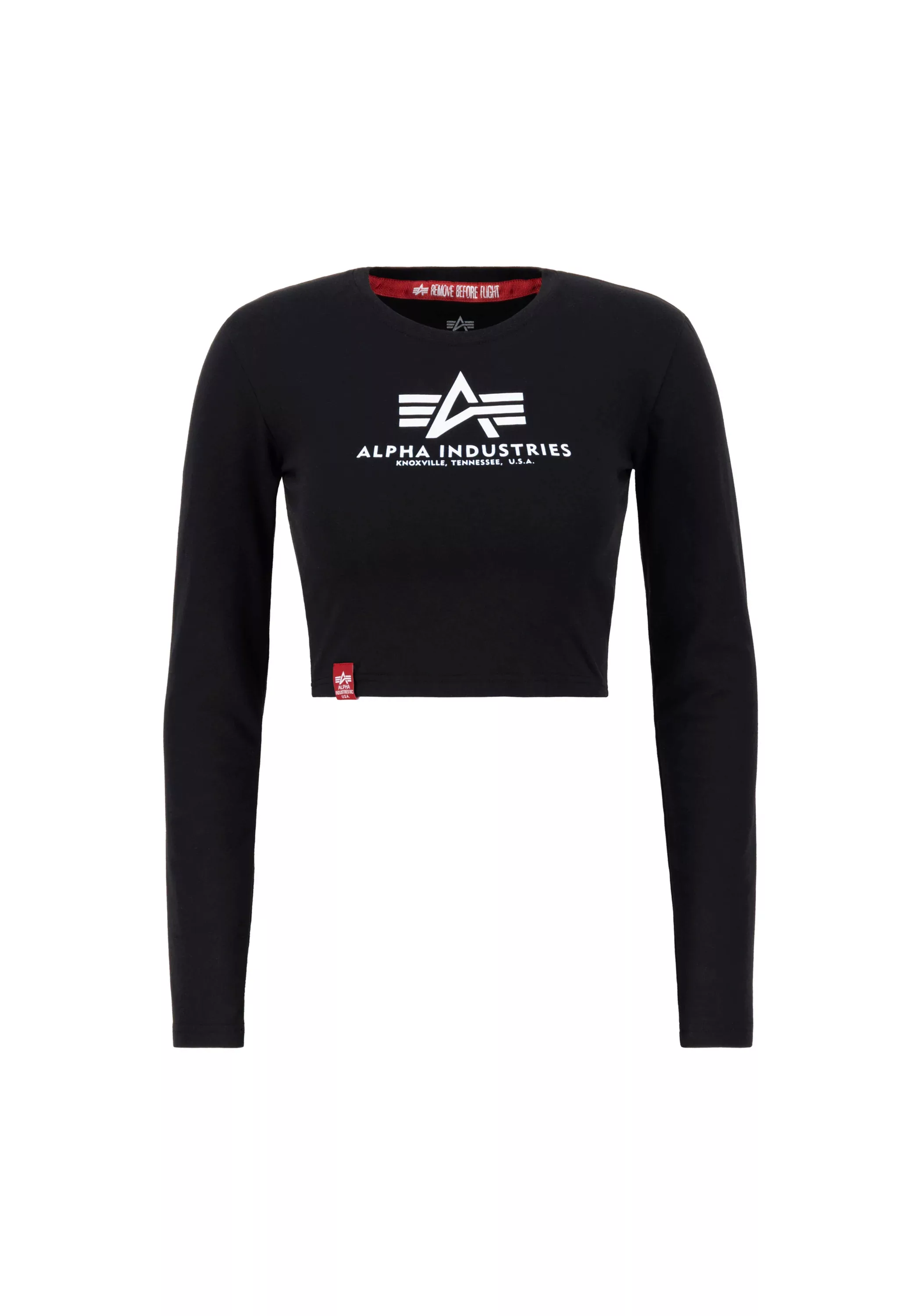 Alpha Industries Sweater "Alpha Industries Women - Longsleeves Basic Croppe günstig online kaufen