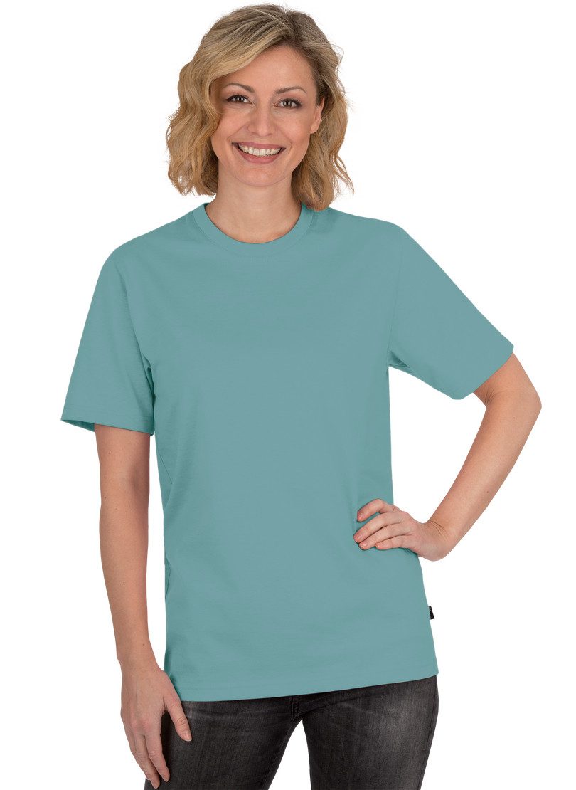 Trigema T-Shirt "TRIGEMA T-Shirt DELUXE Baumwolle", (1 tlg.) günstig online kaufen