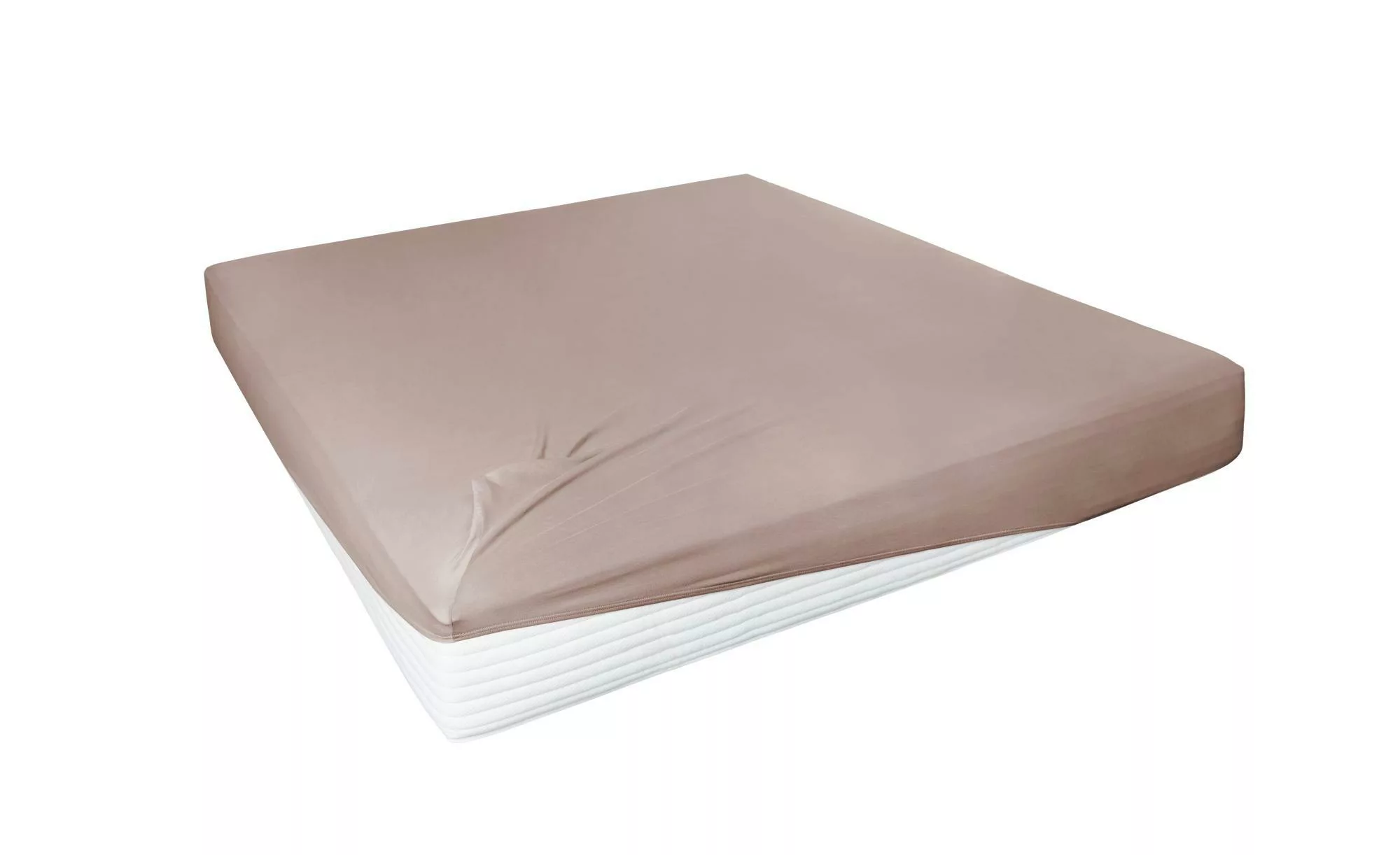 Jersey-Elastan Boxspringlaken ¦ braun ¦ Maße (cm): B: 150 H: 28 T: 28 Bettw günstig online kaufen