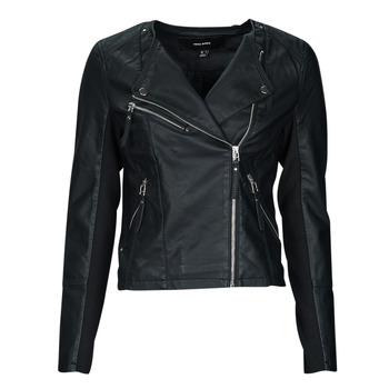 VERO MODA Kurze Beschichtete Jacke Damen Schwarz günstig online kaufen