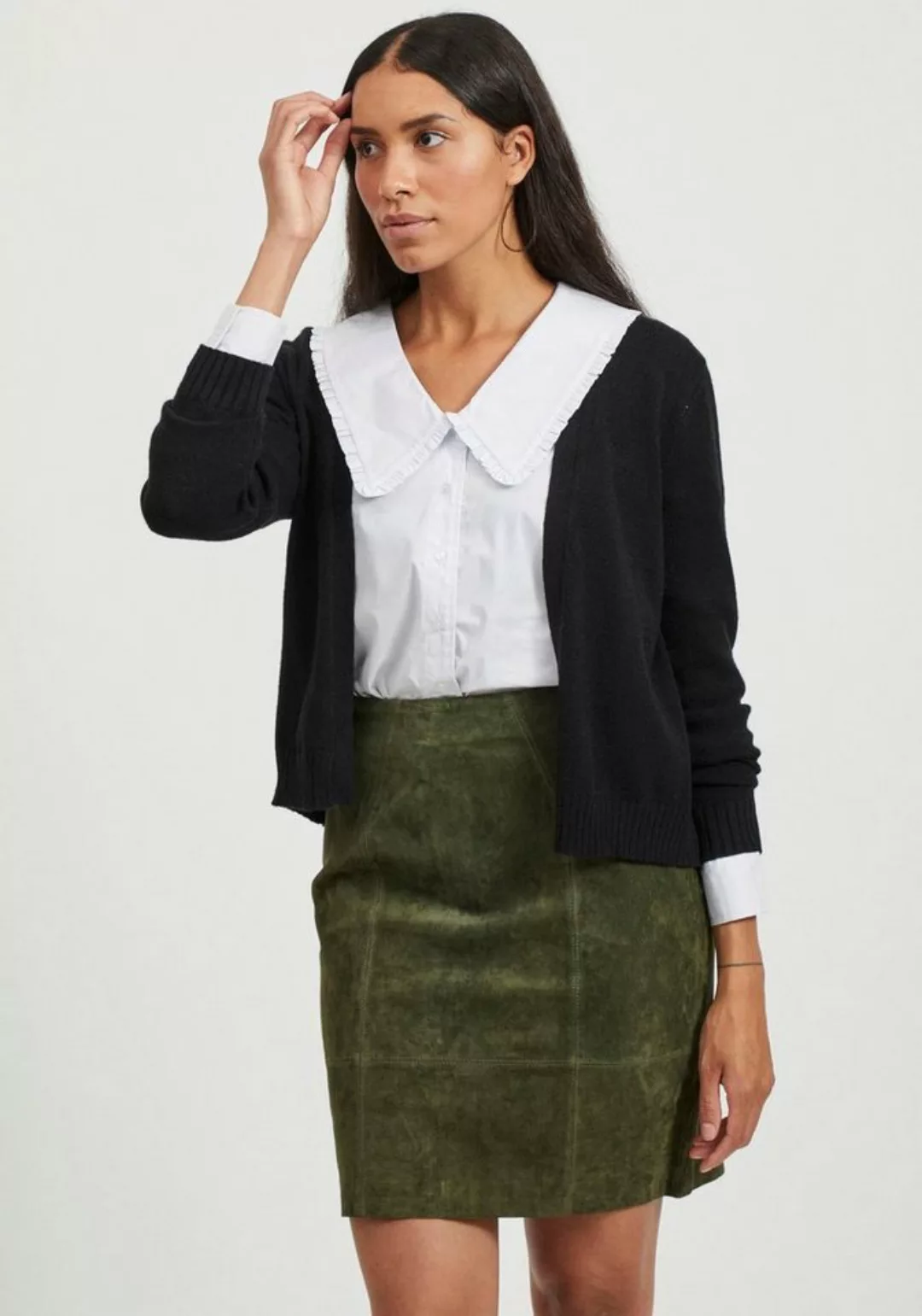 Vila Cardigan "VIRIL SHORT CARDIGAN", in pflegeleichter Qualität günstig online kaufen