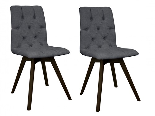 andas Esszimmerstuhl "Rania", (Set), 2 St., Microfaser, mit Massivholzbeine günstig online kaufen