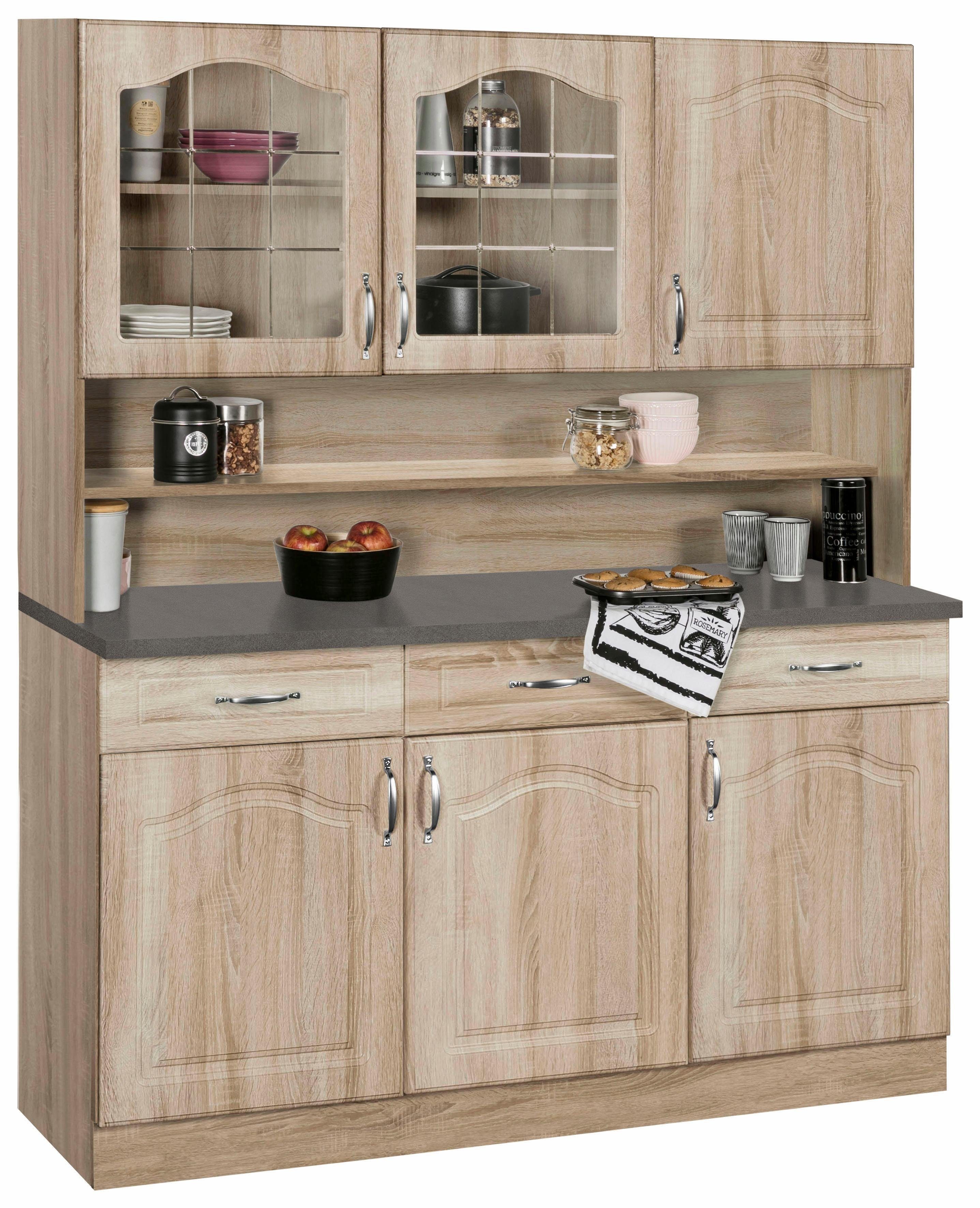 wiho Küchen Küchenbuffet "Linz", 150 cm breit, in Landhaus-Optik günstig online kaufen