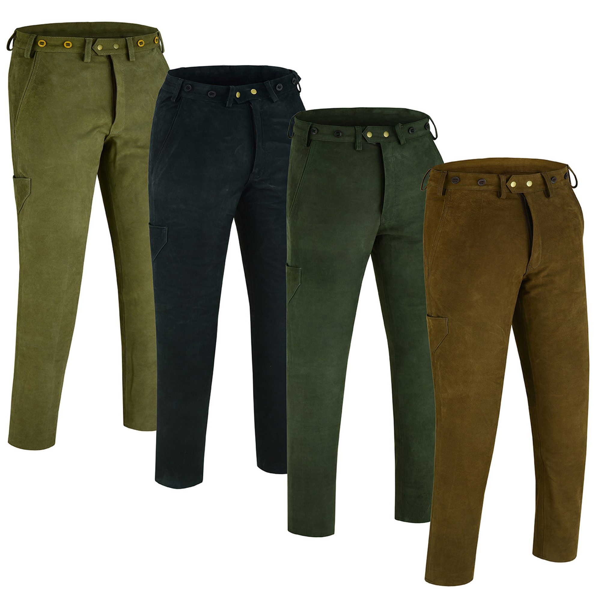German Wear Lederhose GW604 Lange Jagdhose günstig online kaufen