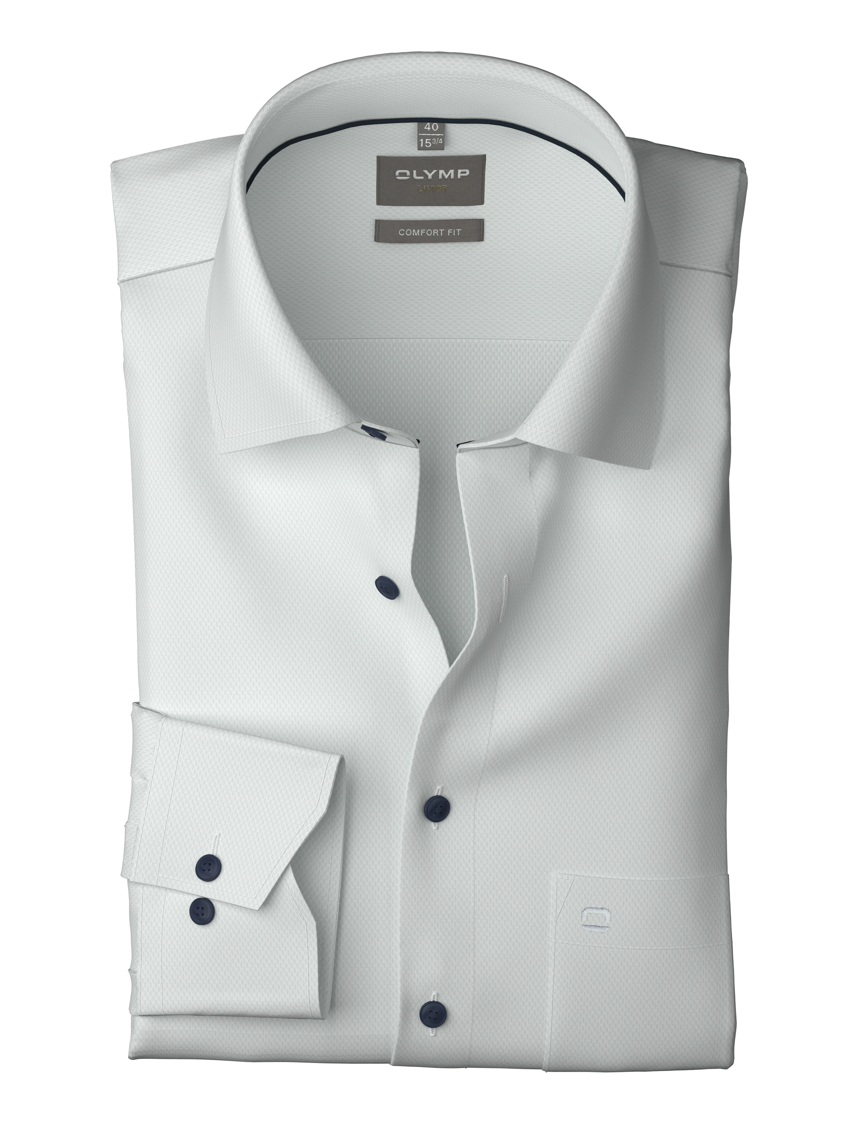 OLYMP Langarmhemd "Luxor", Businesshemd, comfort fit, Minimalprint, New-Ken günstig online kaufen
