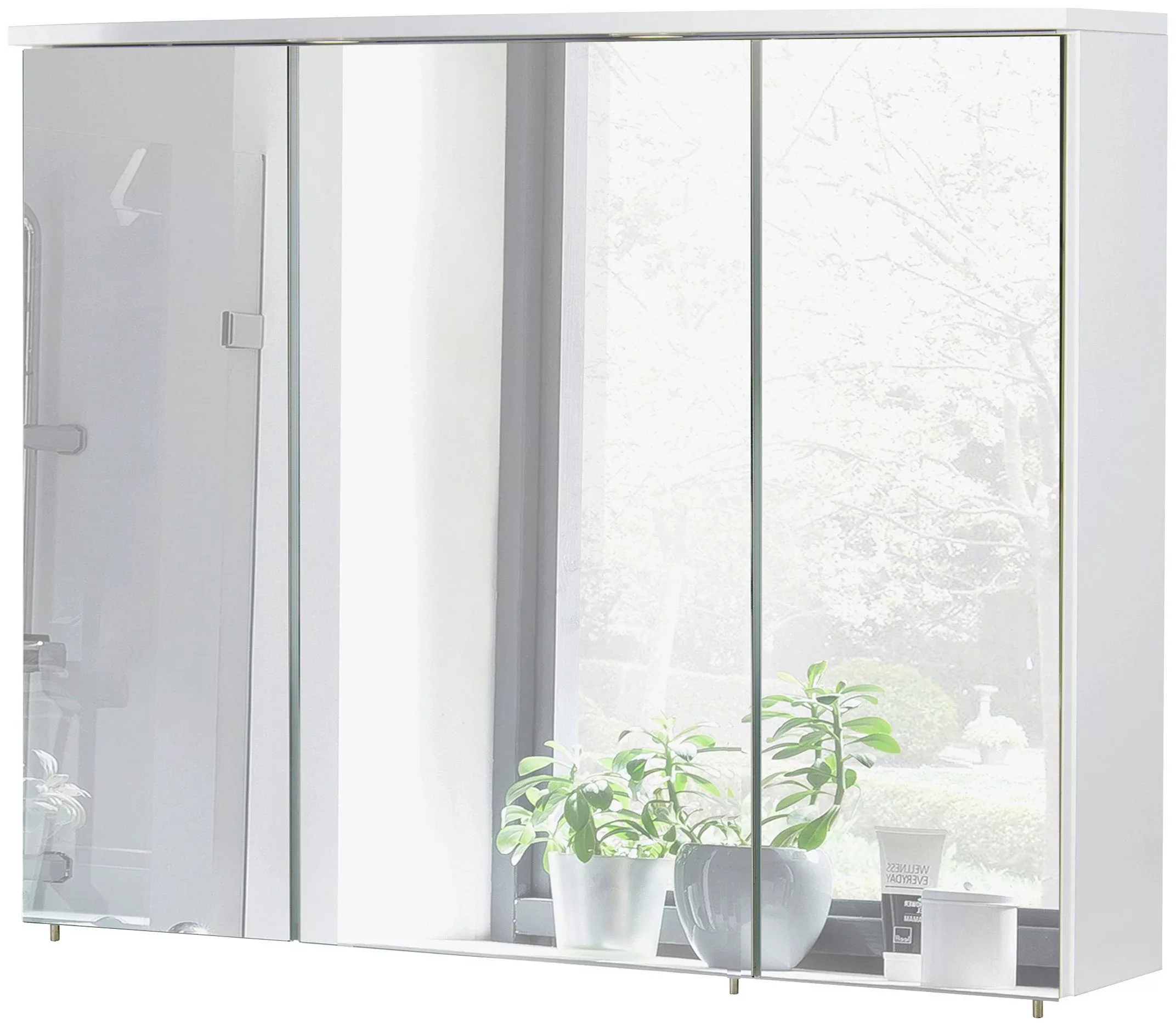 Schildmeyer Spiegelschrank "Verona", Breite 100 cm, 3-türig, 3 LED-Einbaust günstig online kaufen