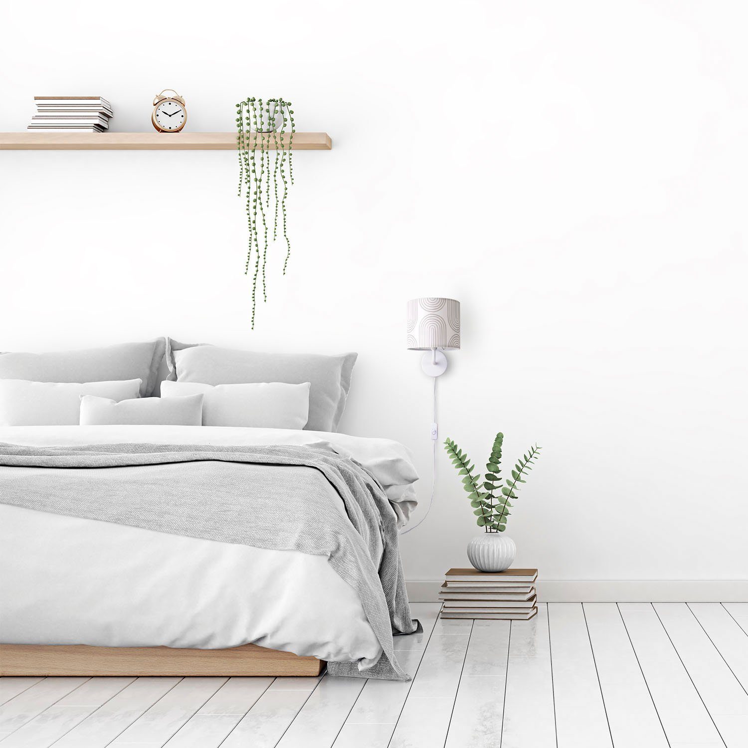 Paco Home Wandleuchte Luca Pillar, ohne günstig online kaufen