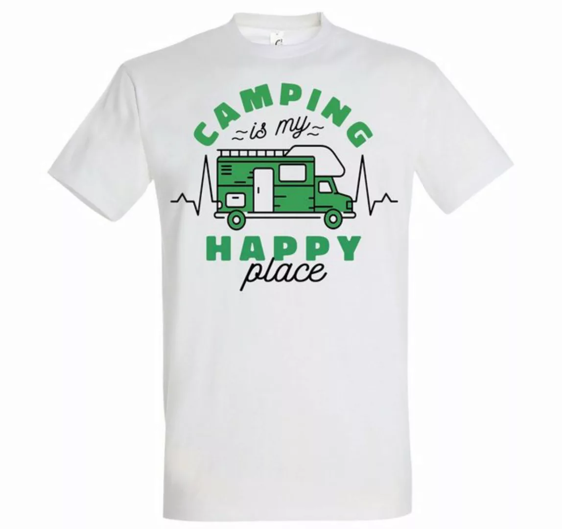 Youth Designz T-Shirt Camping is my Happy Place mit trendigem Motiv günstig online kaufen