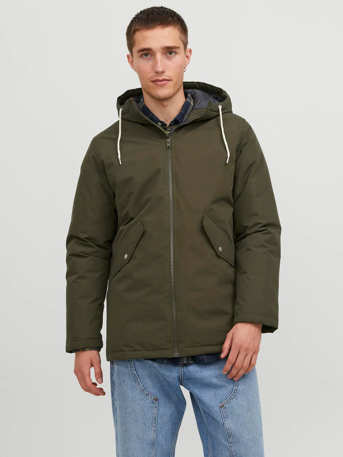 Jack & Jones Outdoorjacke "JJLOOP PARKA JACKET", mit Kapuze günstig online kaufen