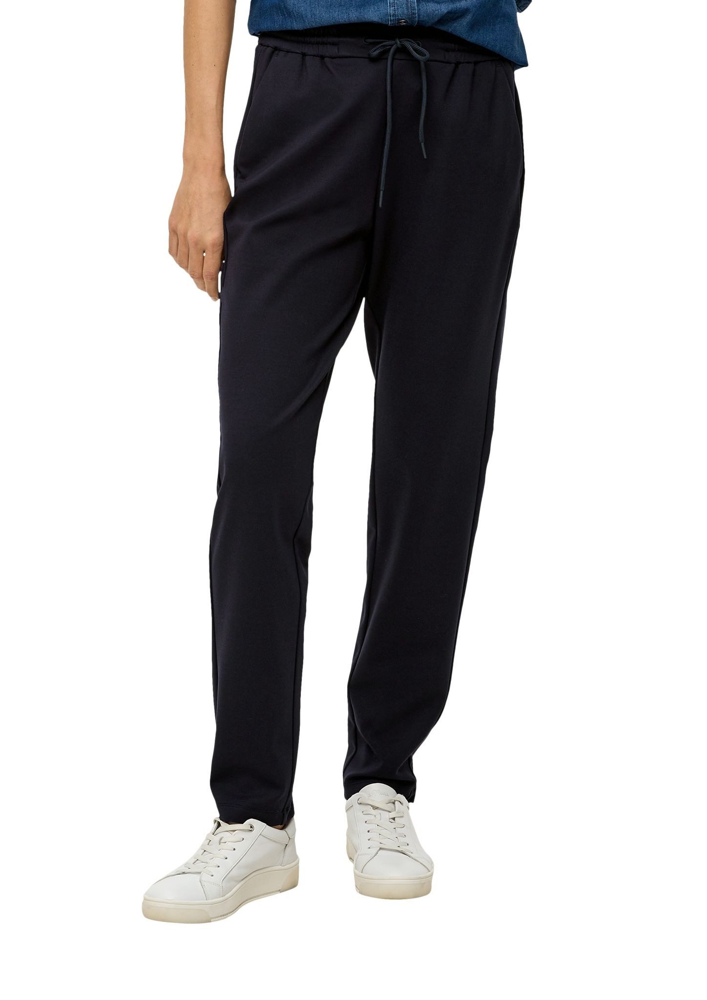 s.Oliver 7/8-Hose Interlock-Jogg Pants mit Gummizug günstig online kaufen
