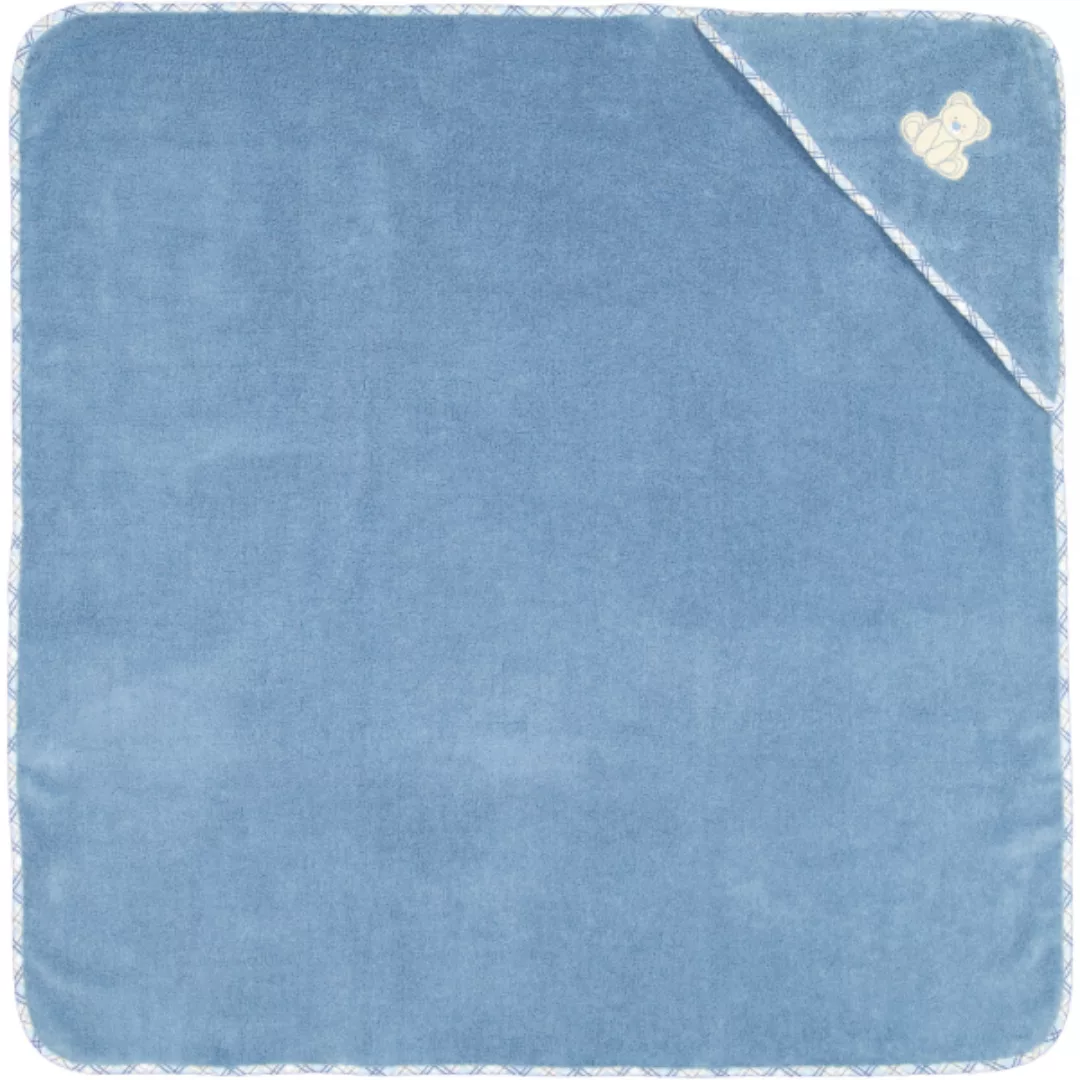 Vossen Kapuzentücher Teddy - Farbe: dusty blue - 4695 - 100x100 cm günstig online kaufen