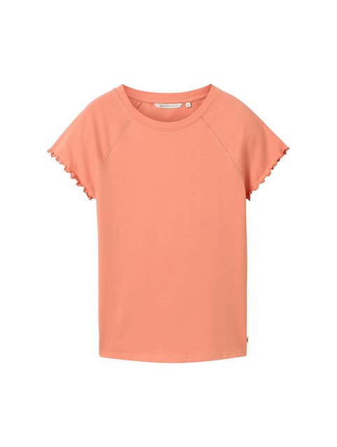 TOM TAILOR T-Shirt T-Shirt mit Ärmeldetails günstig online kaufen