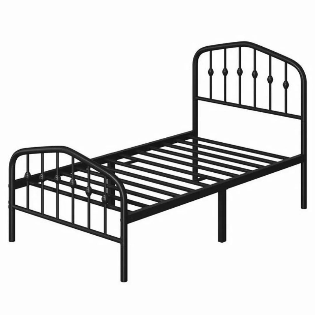 Yaheetech Metallbett, Bettrahmen Vintage Bettgestell mit kronenförmigem Kop günstig online kaufen