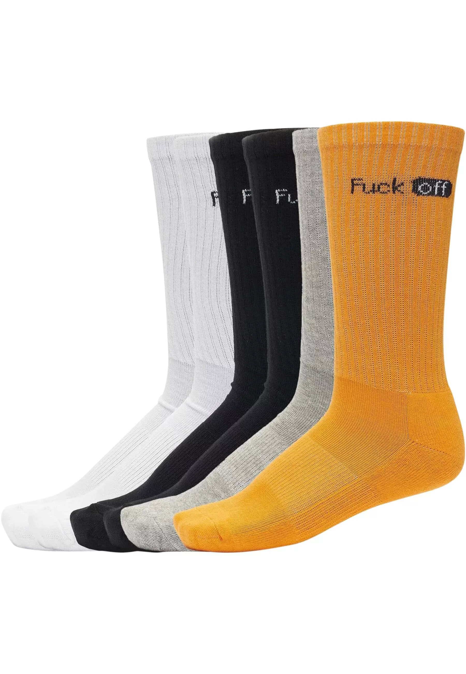 MisterTee Strümpfe "MisterTee Unisex Fuck Off Socks 6-Pack", (1 Paar) günstig online kaufen