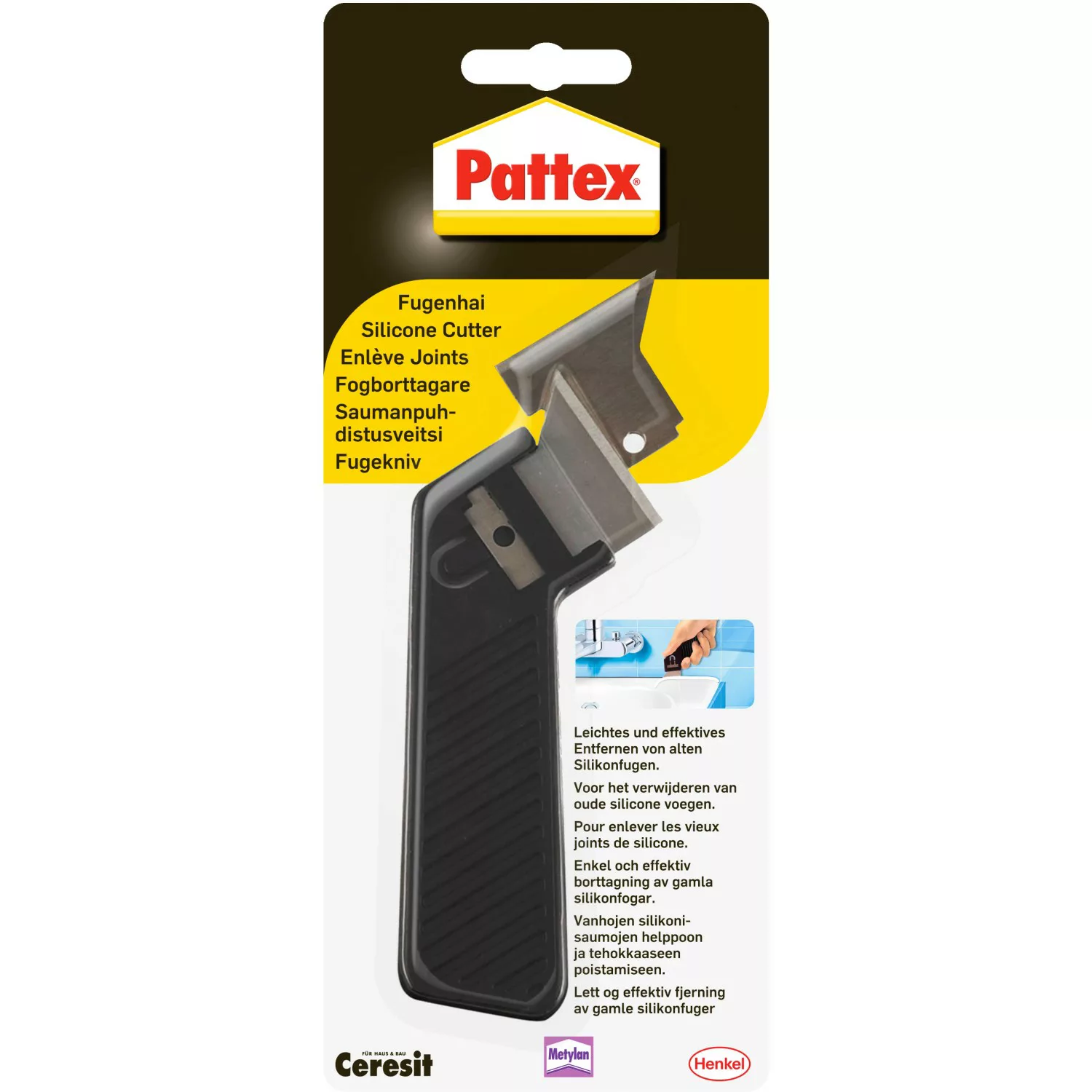 Pattex Fugenhai mit Ersatzklinge 1er Pack Schwarz günstig online kaufen