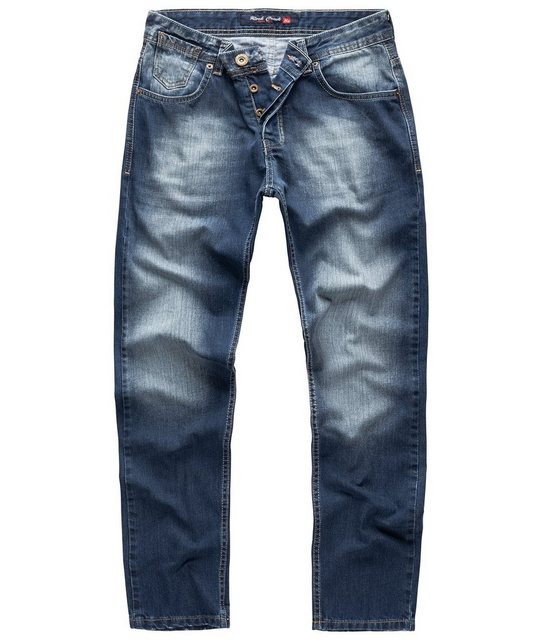 Rock Creek Regular-fit-Jeans Herren Jeans Stonewashed Blau RC-2343 günstig online kaufen