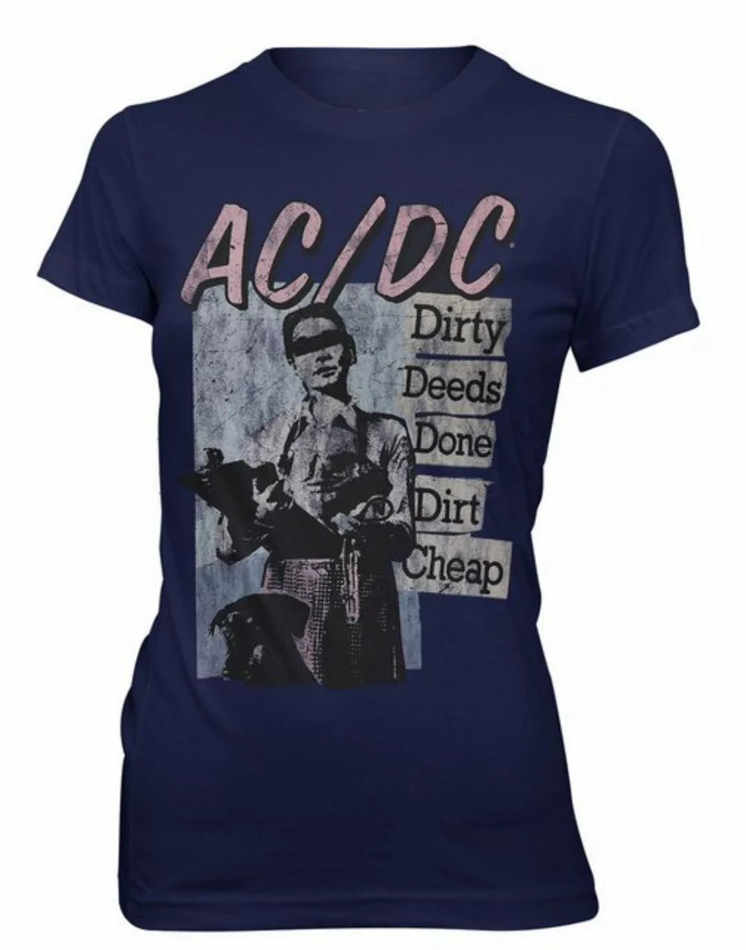 AC/DC T-Shirt Vintage DDDDC Dirty Deeds Done Dirt Cheap günstig online kaufen